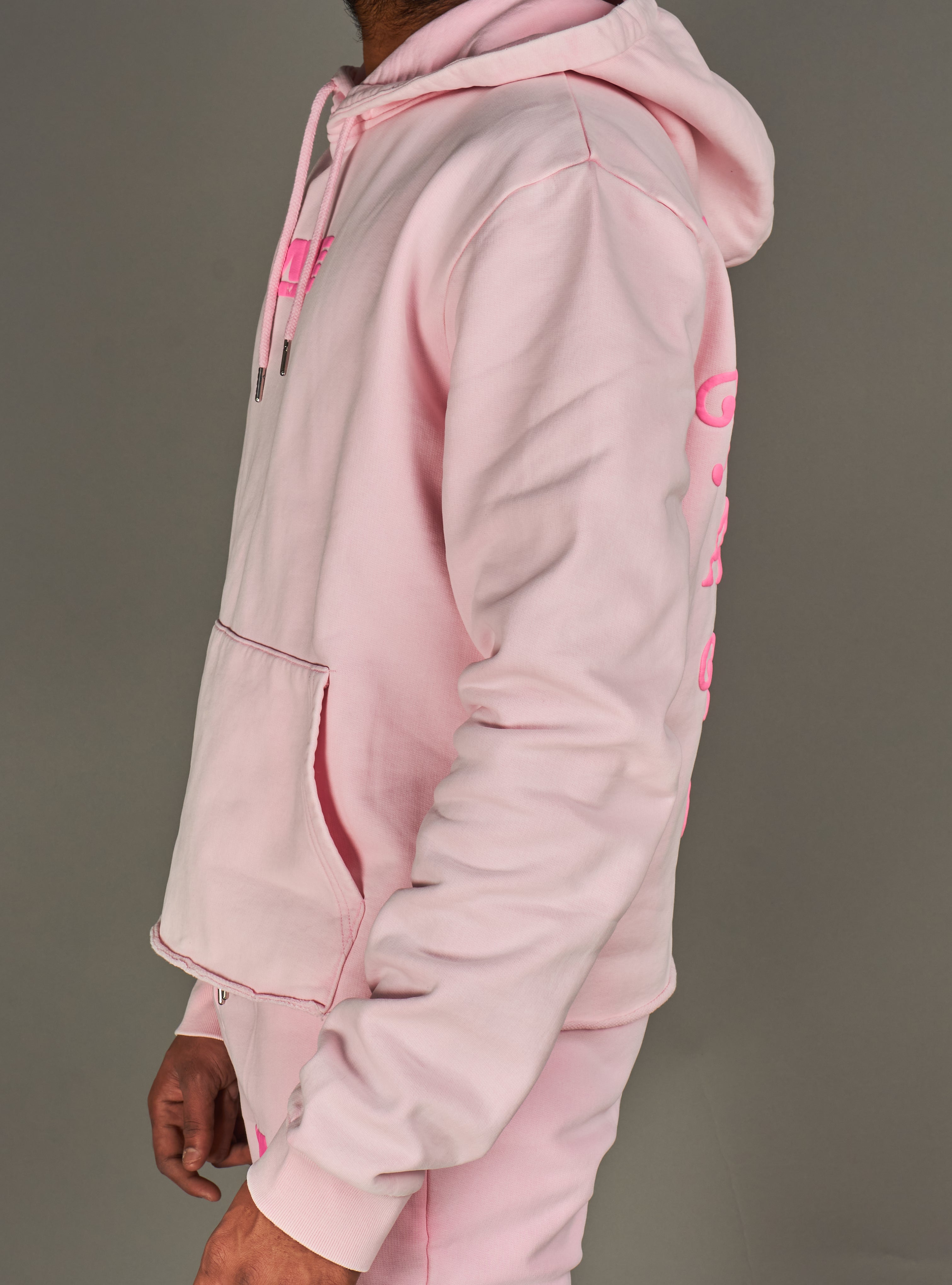 NME Hoodie - Nme Hoodie - Damien -Pink - 364