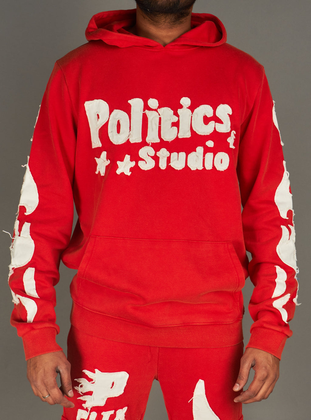 Politics Hoodie - Oz - Red - 605