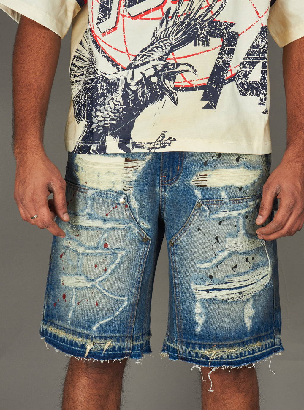 Politics Shorts - Gianni - Blue - 142