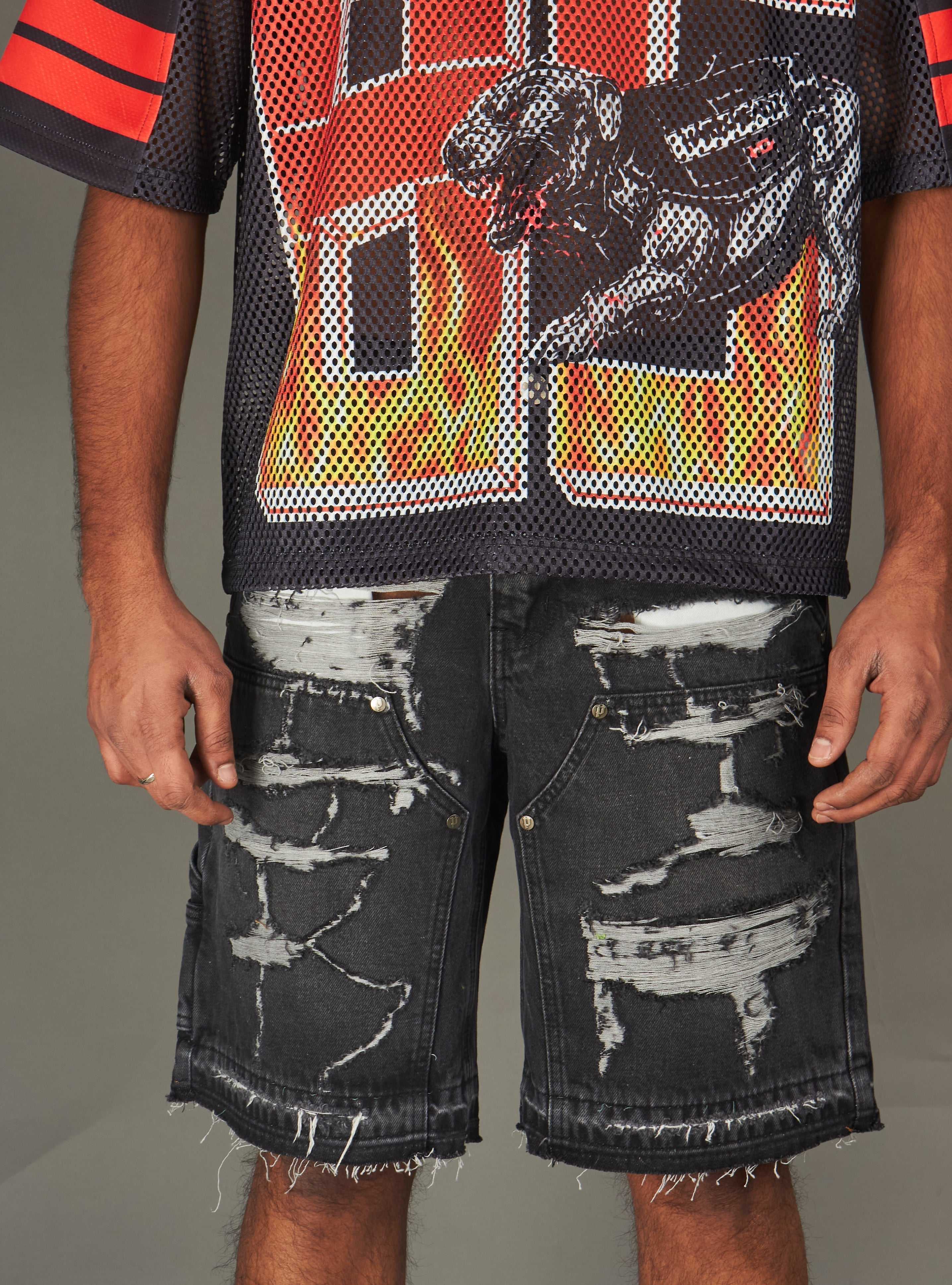 Politics Shorts - Bromwich - Black Wash - 418