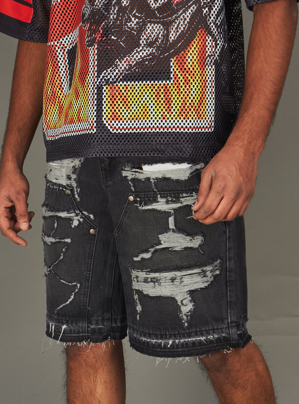 Politics Shorts - Bromwich - Black Wash - 418