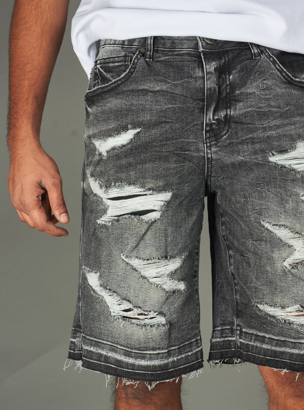 NME Shorts - Maureen - Black Wash - 451