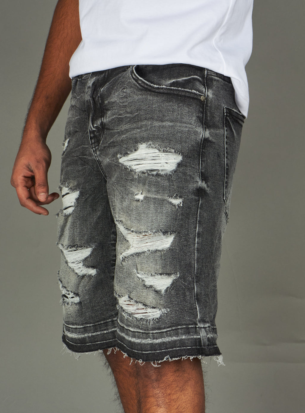 NME Shorts - Maureen - Black Wash - 451
