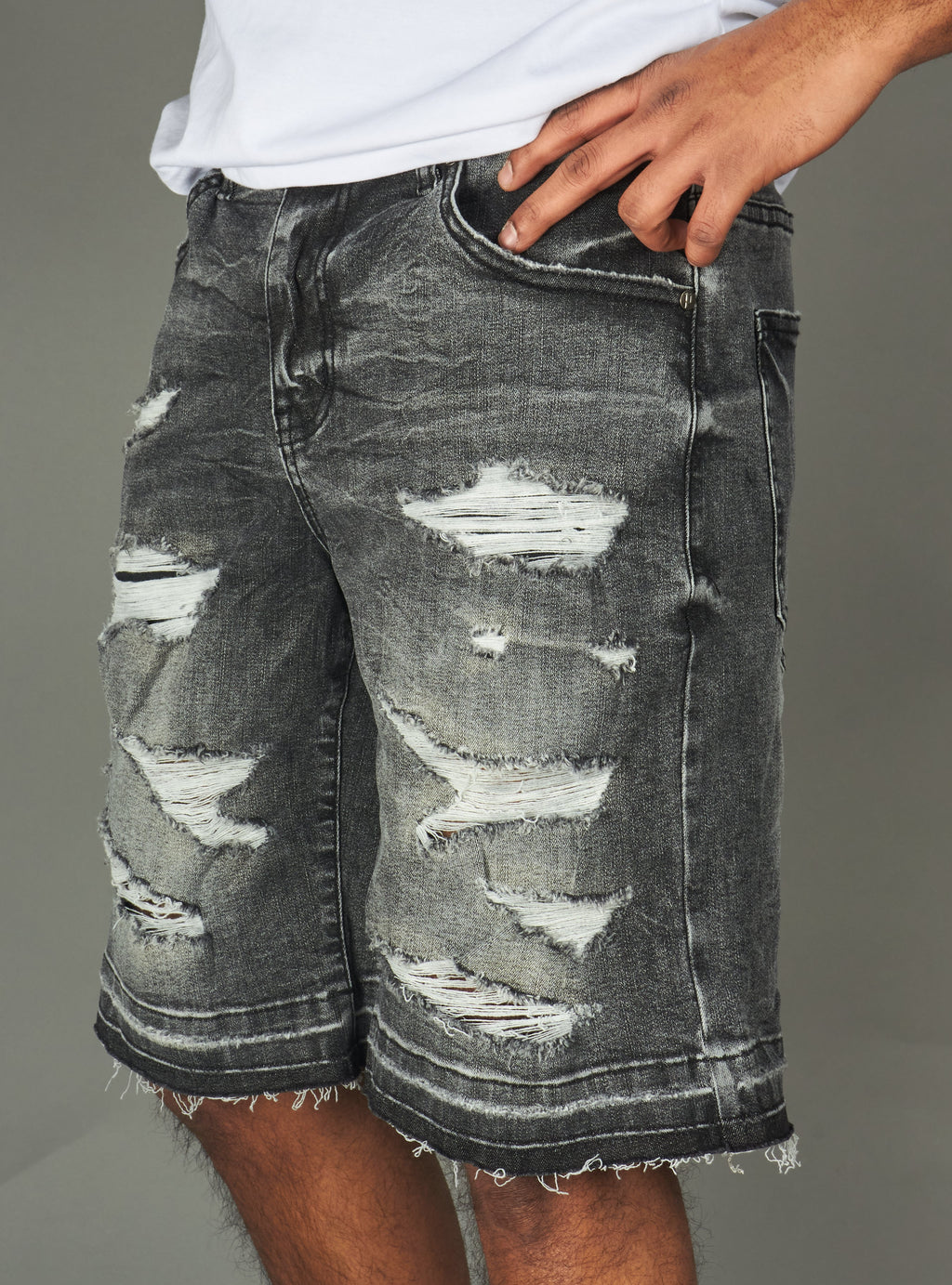 NME Shorts - Maureen - Black Wash - 451