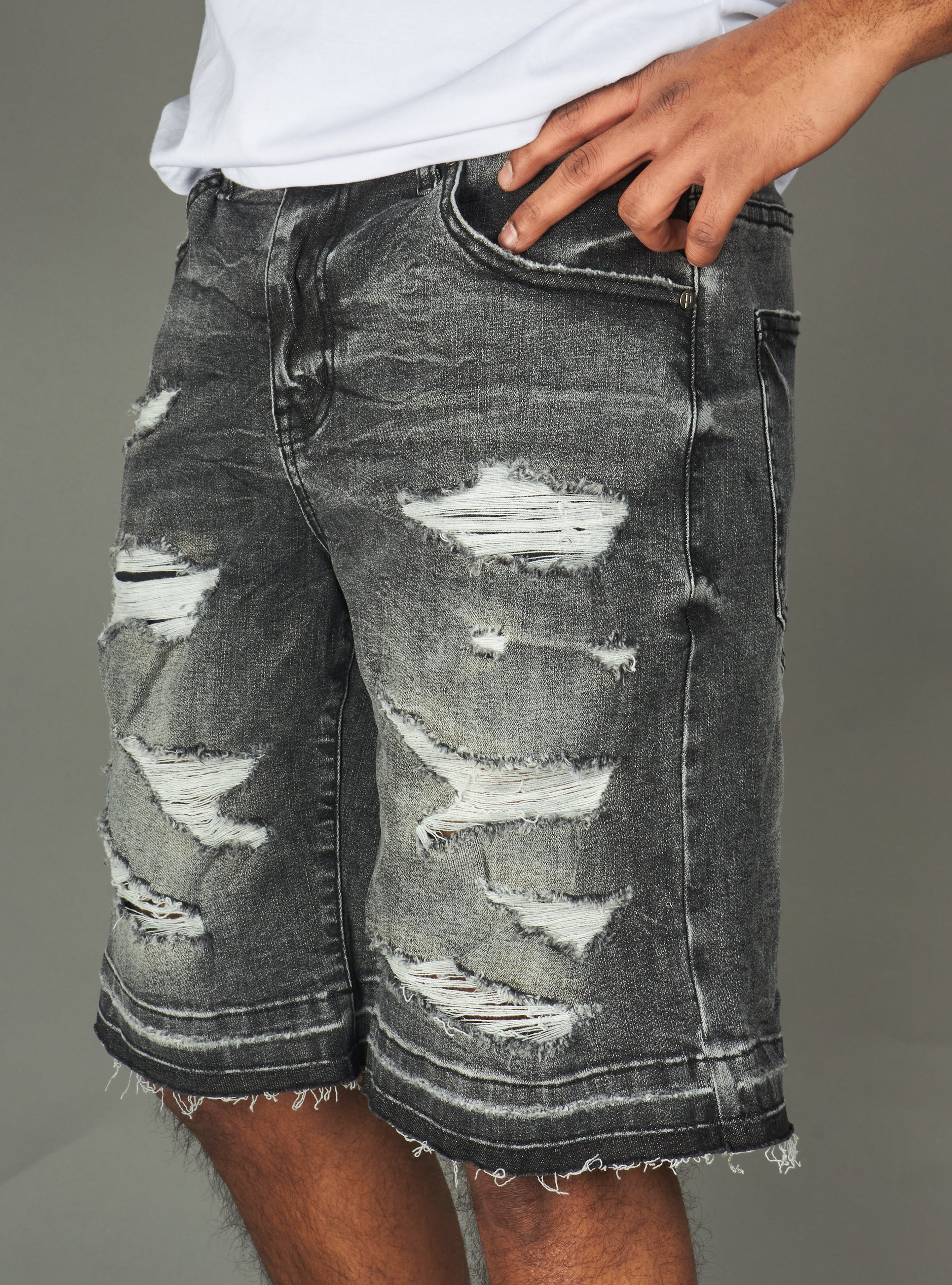 NME Shorts - Maureen - Black Wash - 451