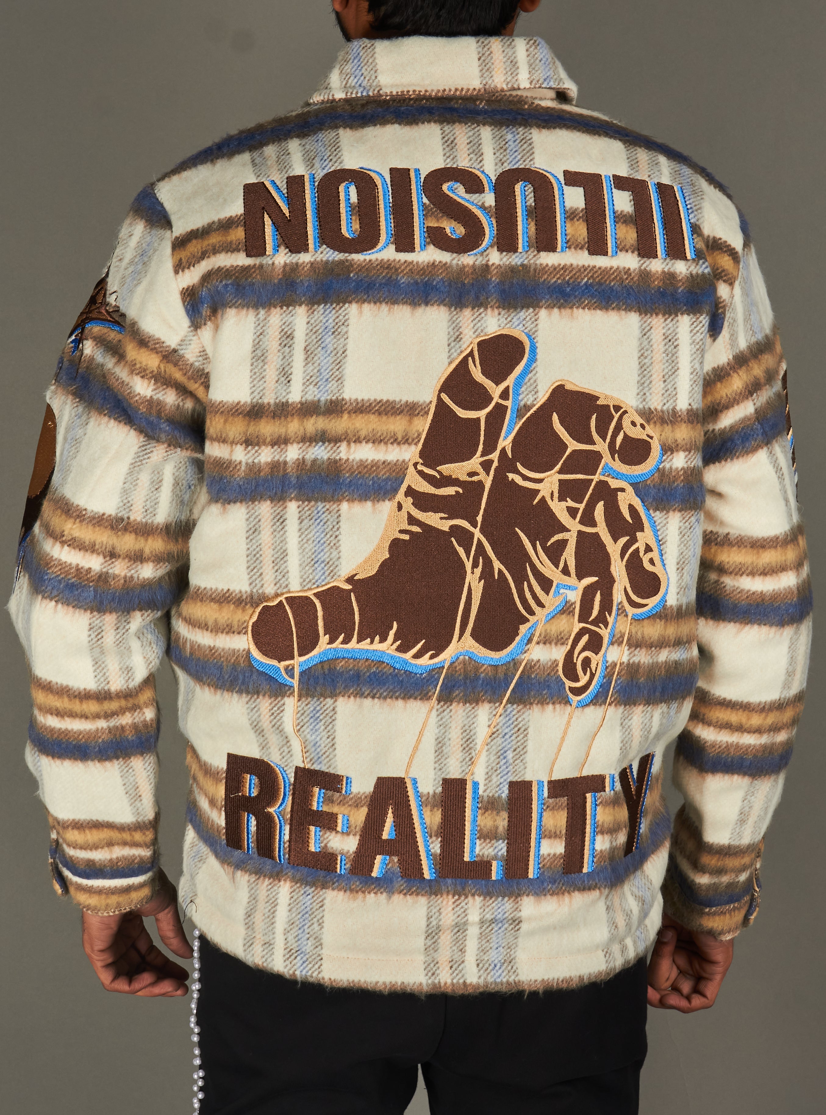 Focus Jacket - Illusion Plaid - Blue - 80665S