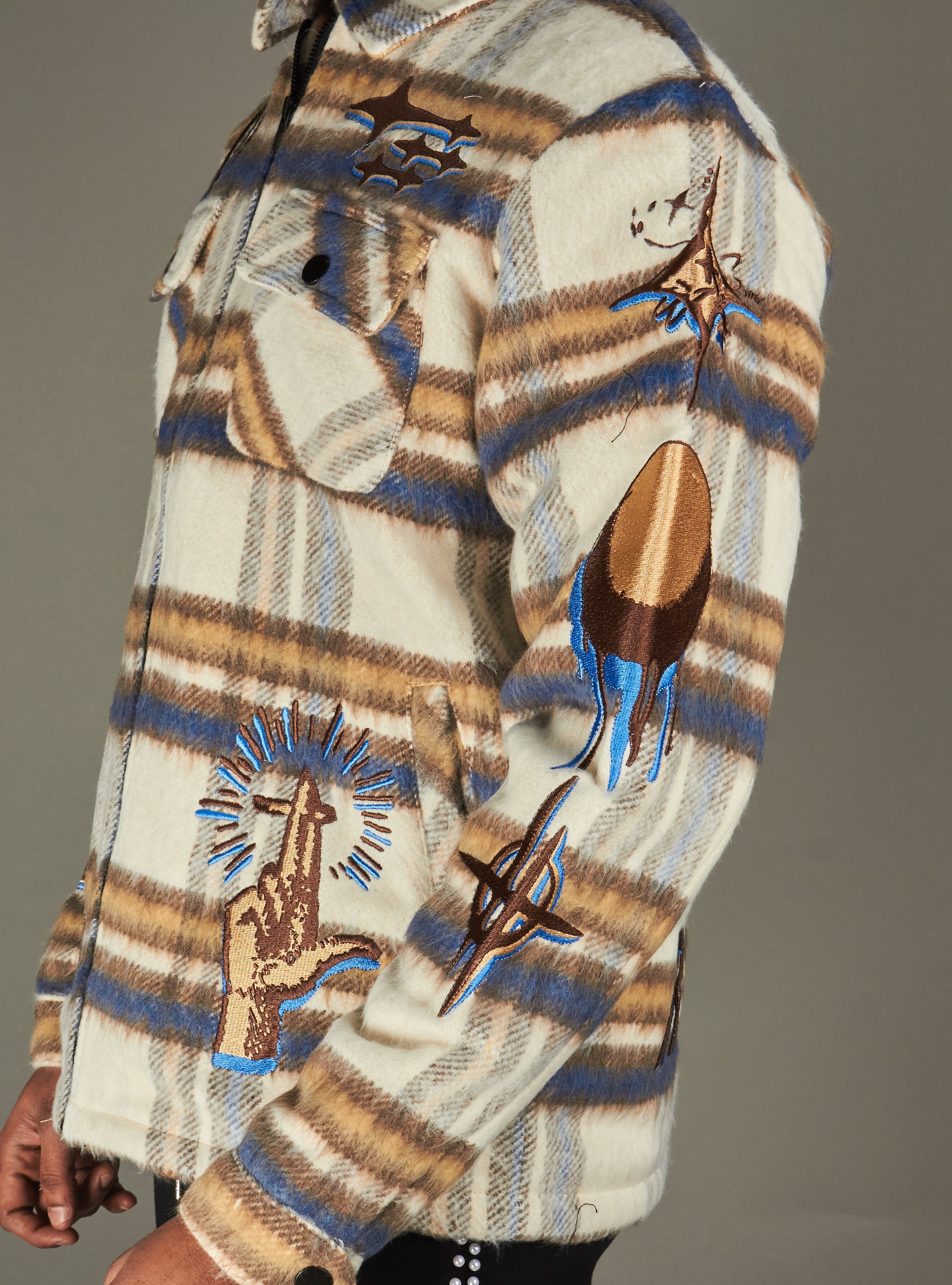 Focus Jacket - Illusion Plaid - Blue - 80665S