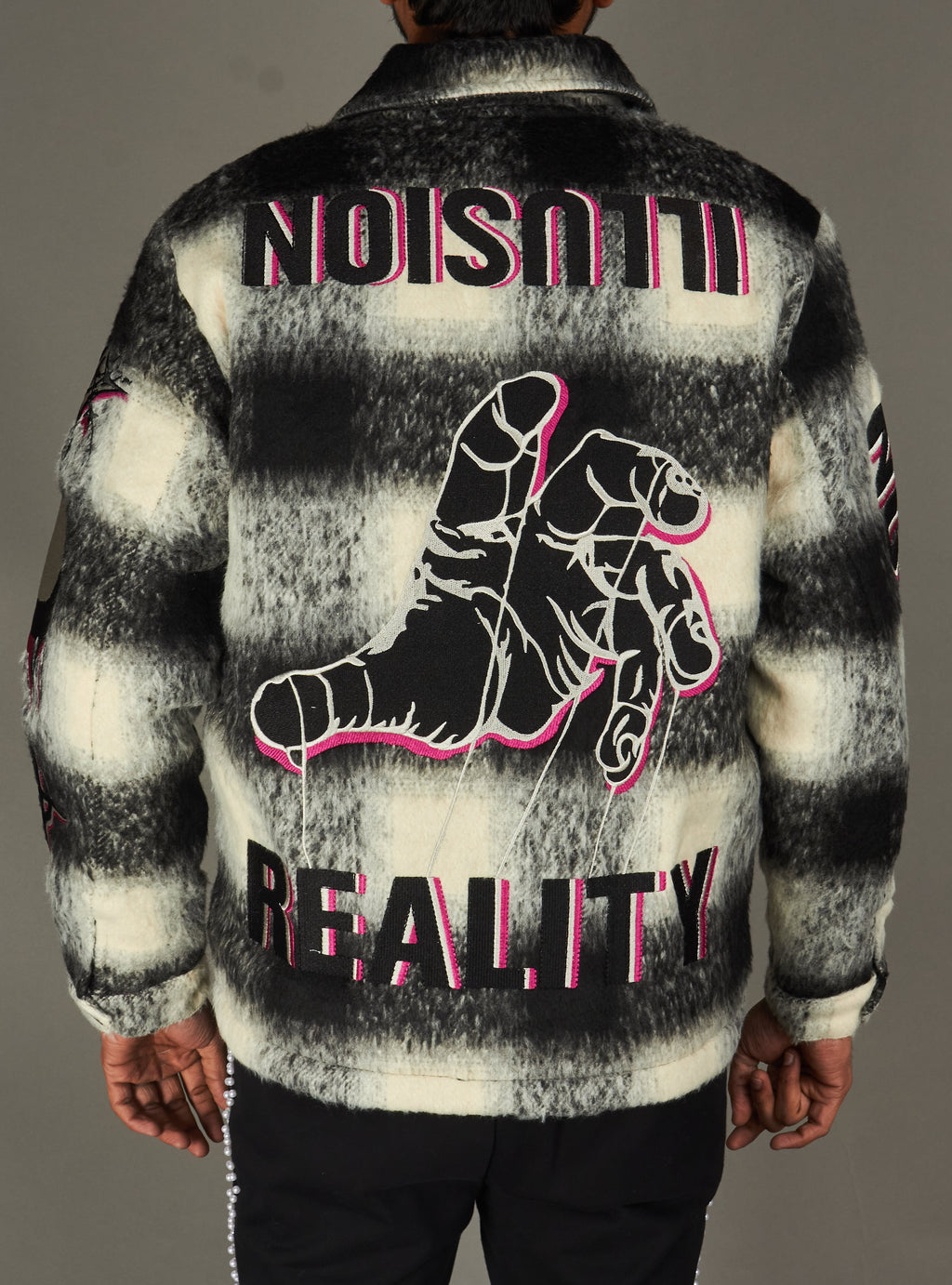 Focus Jacket - Illusion Plaid - Black - 80665S