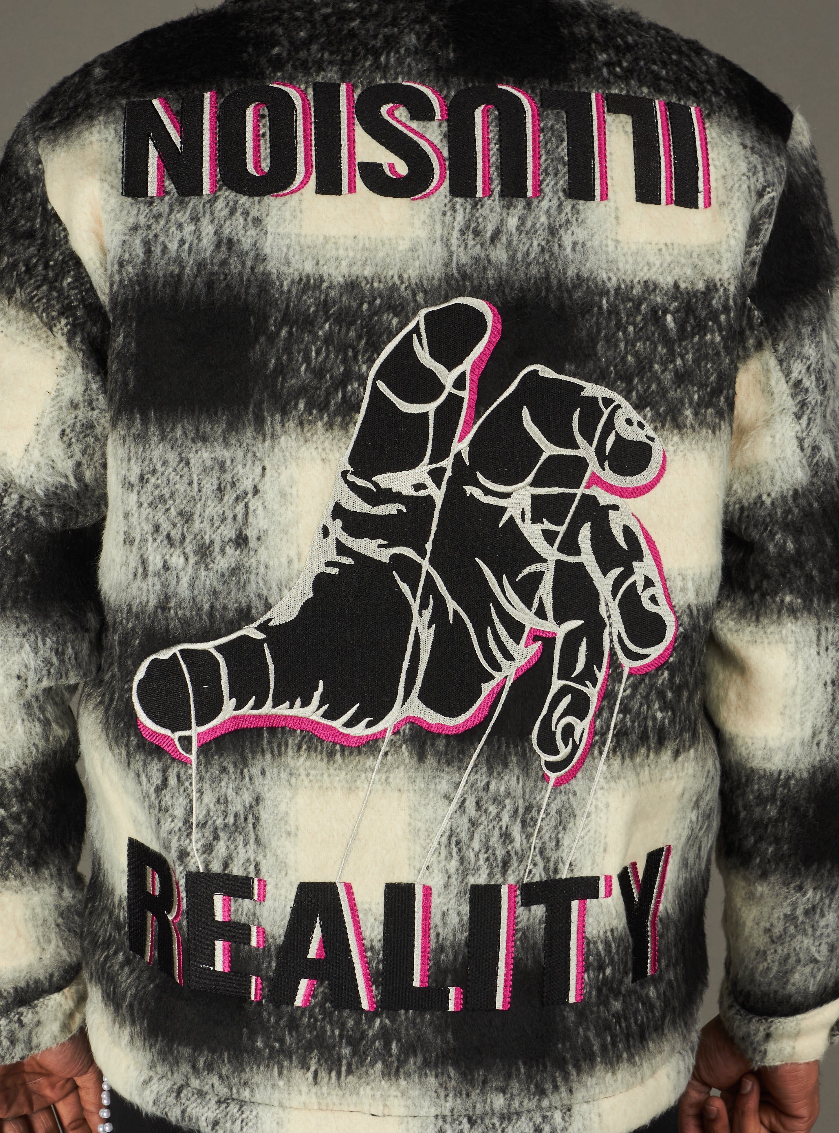 Focus Jacket - Illusion Plaid - Black - 80665S