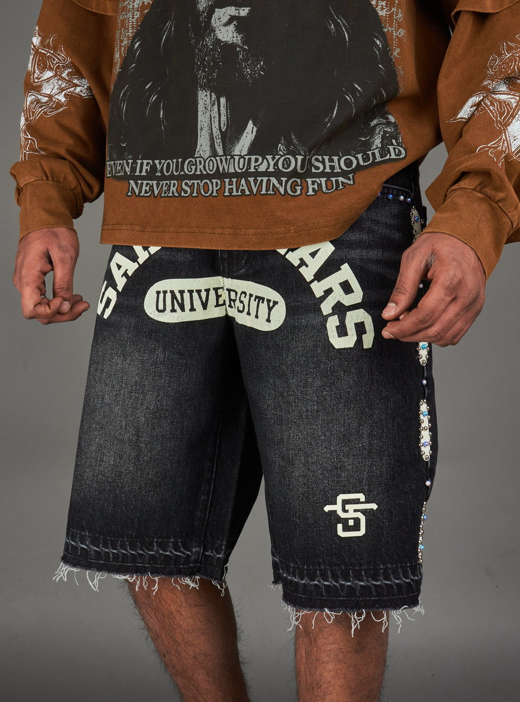 NME Shorts - Herman -  Black - 751