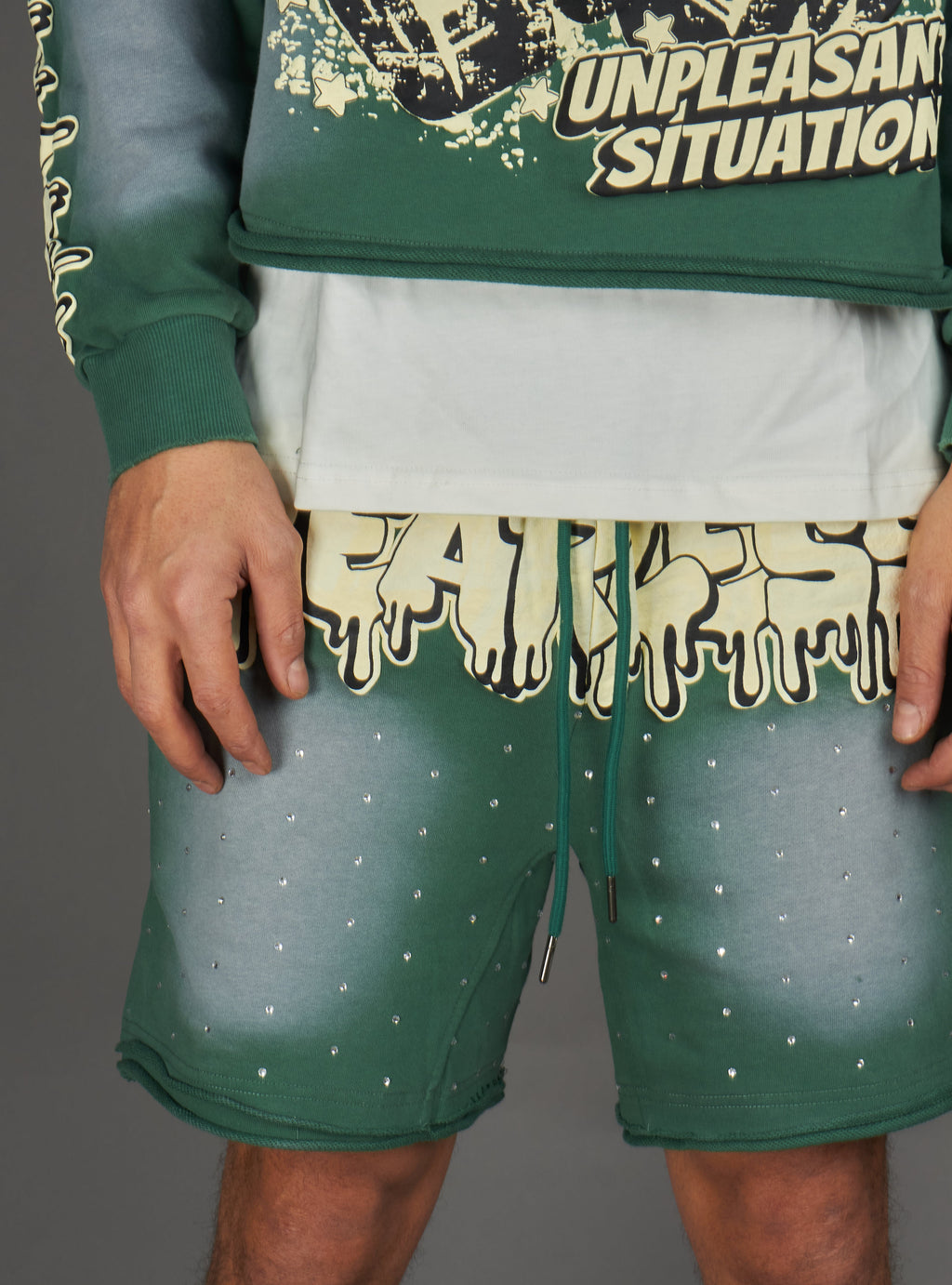 NME Shorts - Giles -  Green  - 349