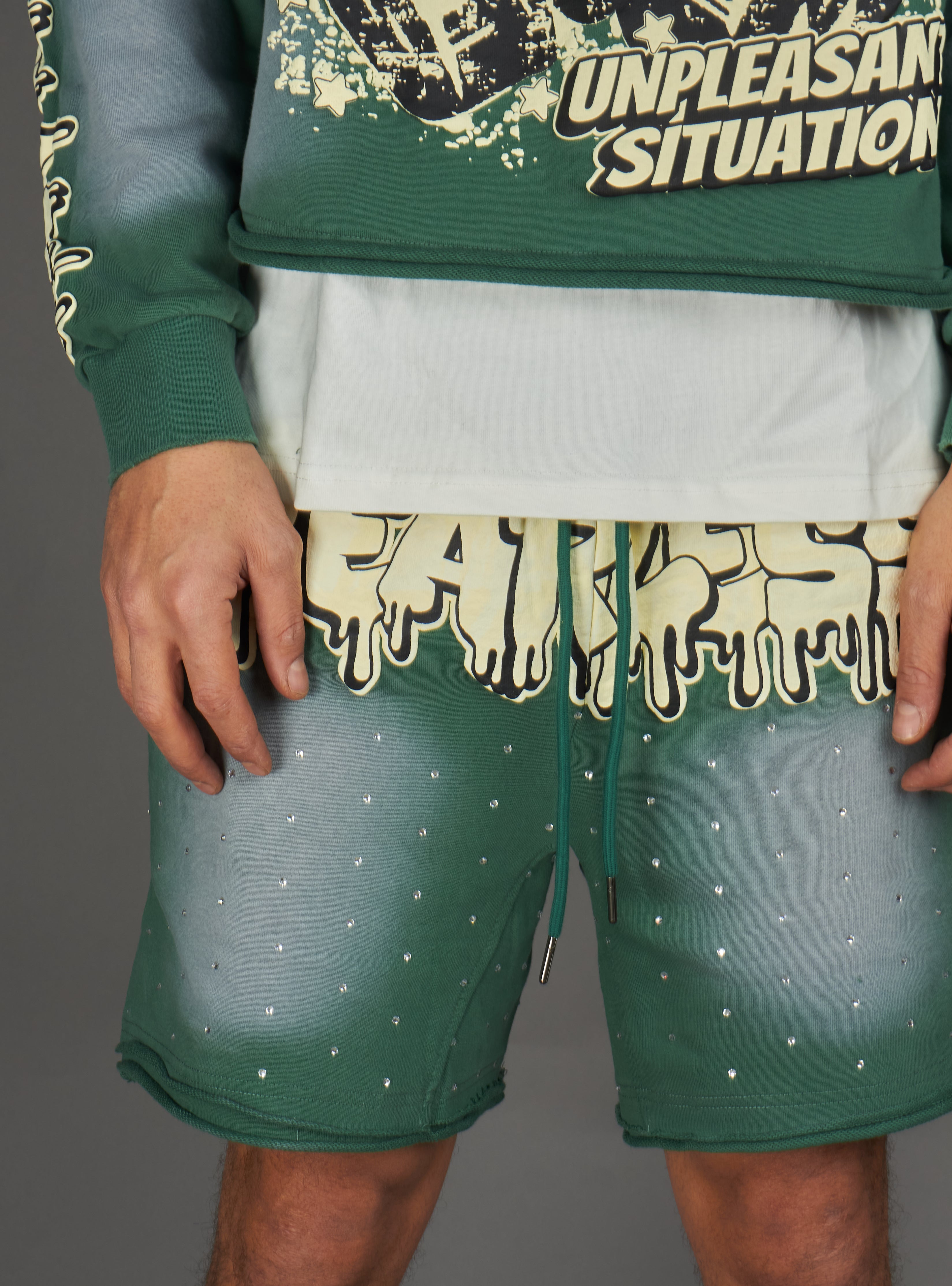 NME Shorts - Giles -  Green  - 349