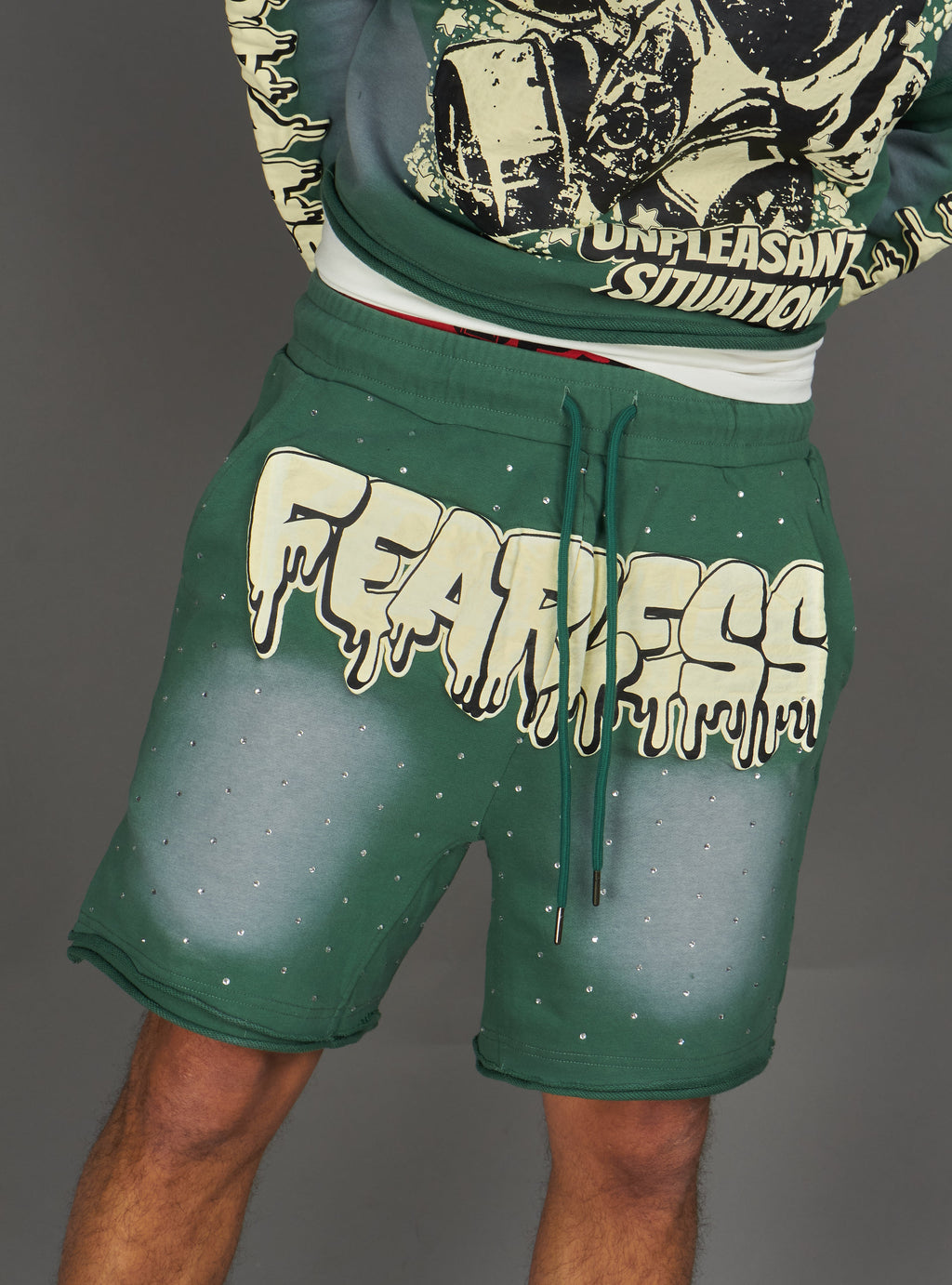 NME Shorts - Giles -  Green  - 349