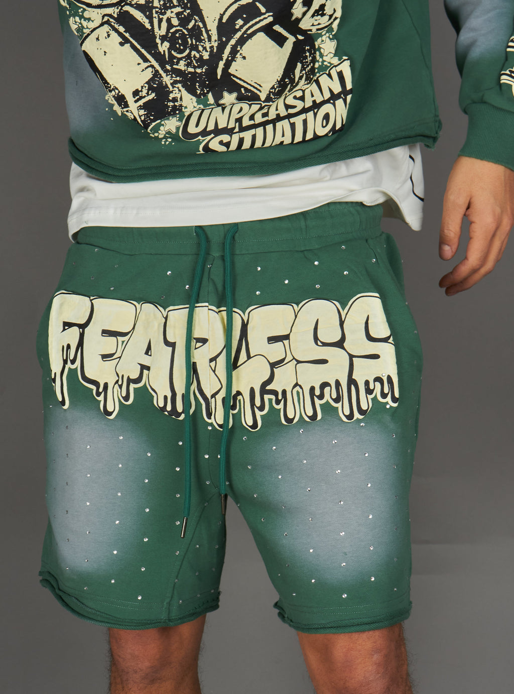 NME Shorts - Giles -  Green  - 349