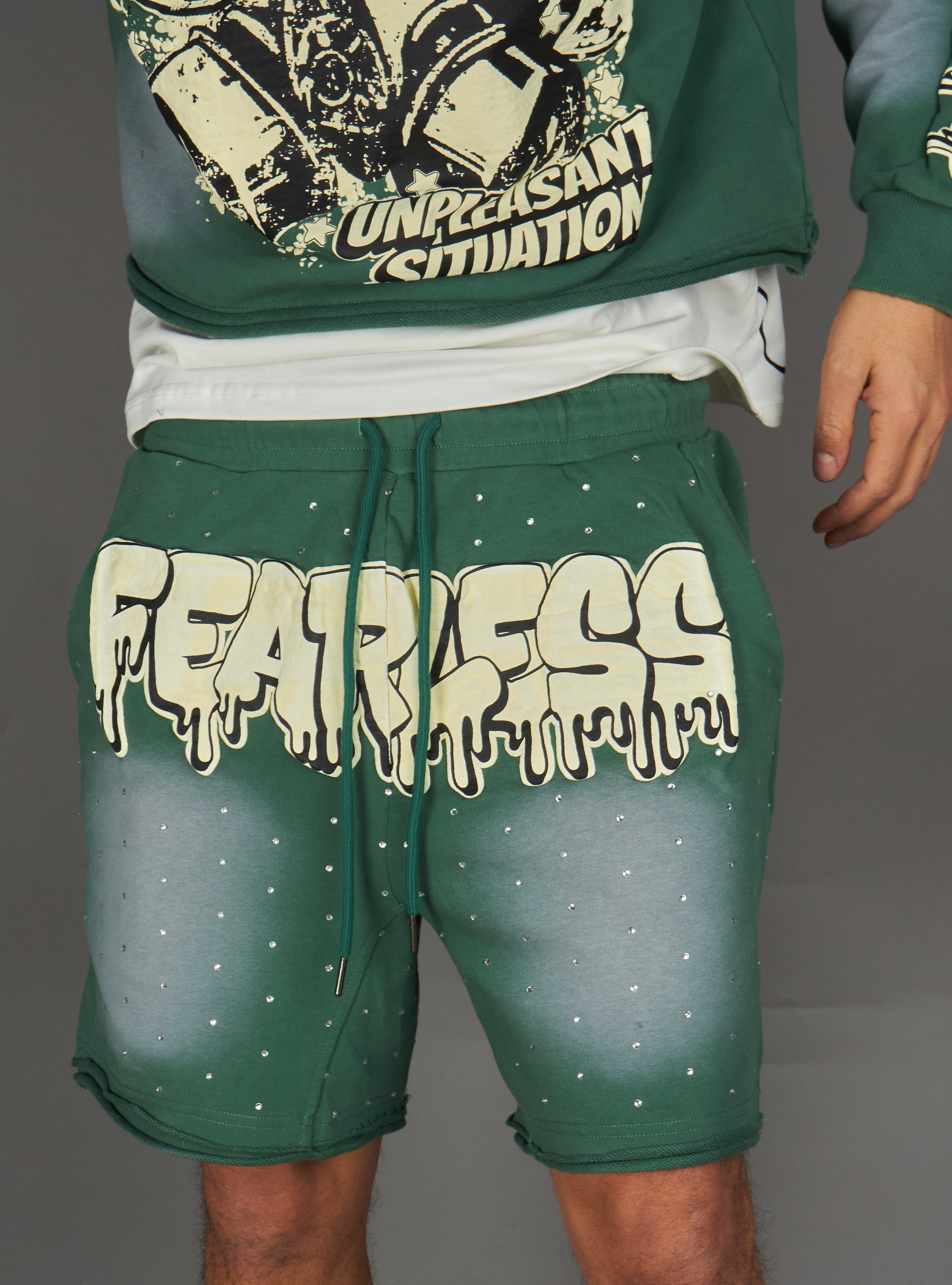 NME Shorts - Giles -  Green  - 349