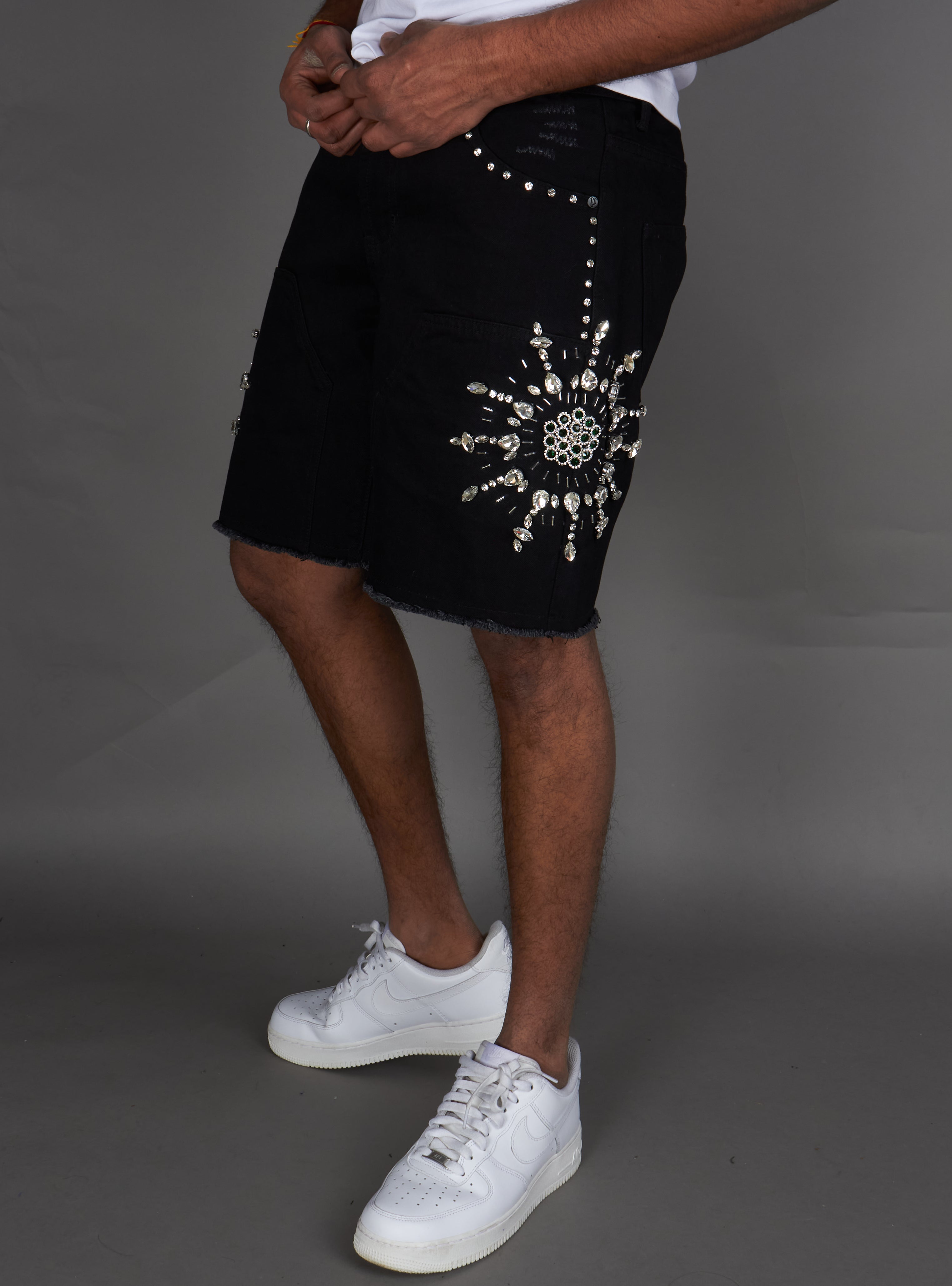 Politics Shorts - Maud - Jet Black Wash - 713