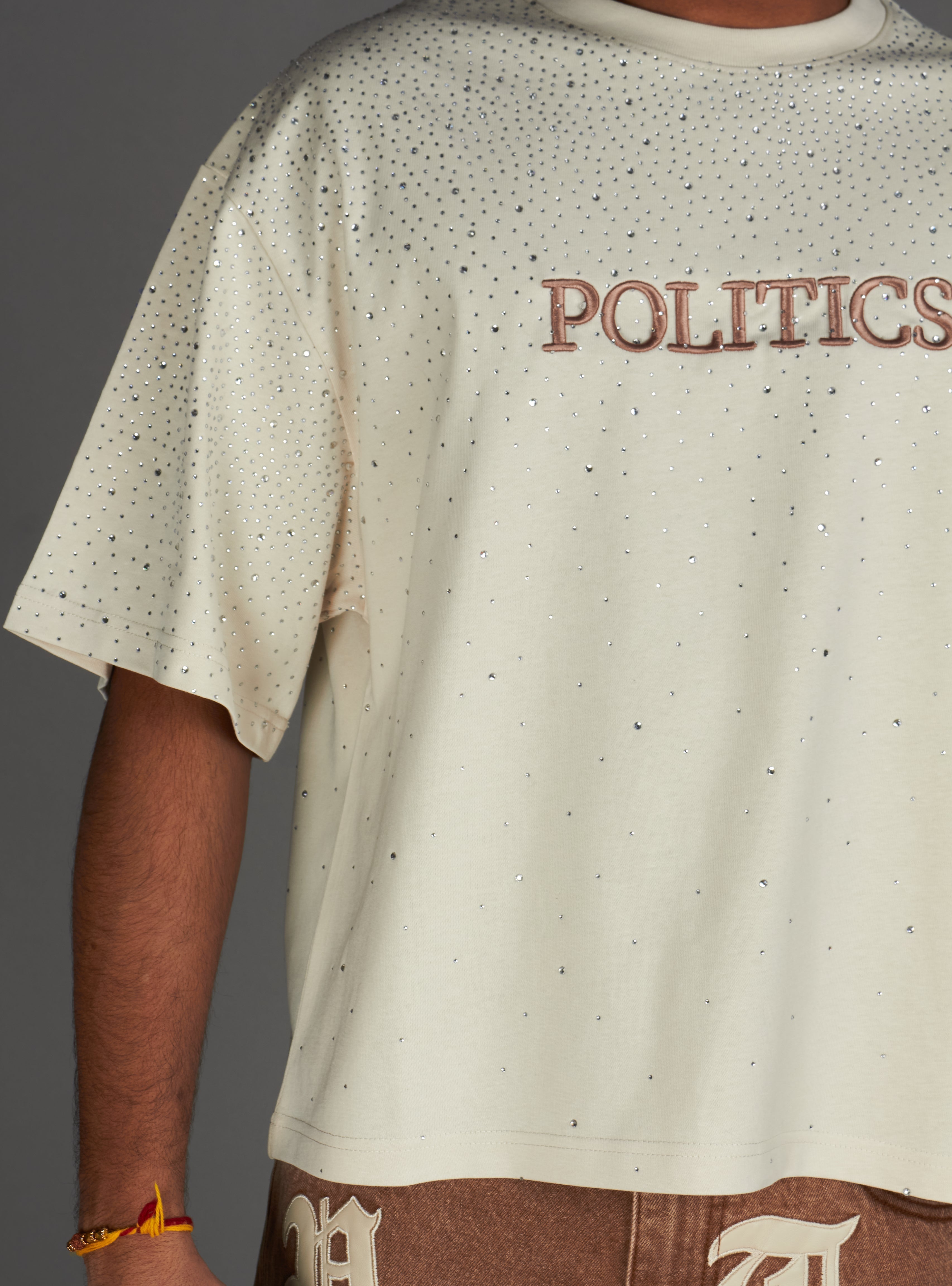 Politics Shirt - Bingley - Cream Wash - 929