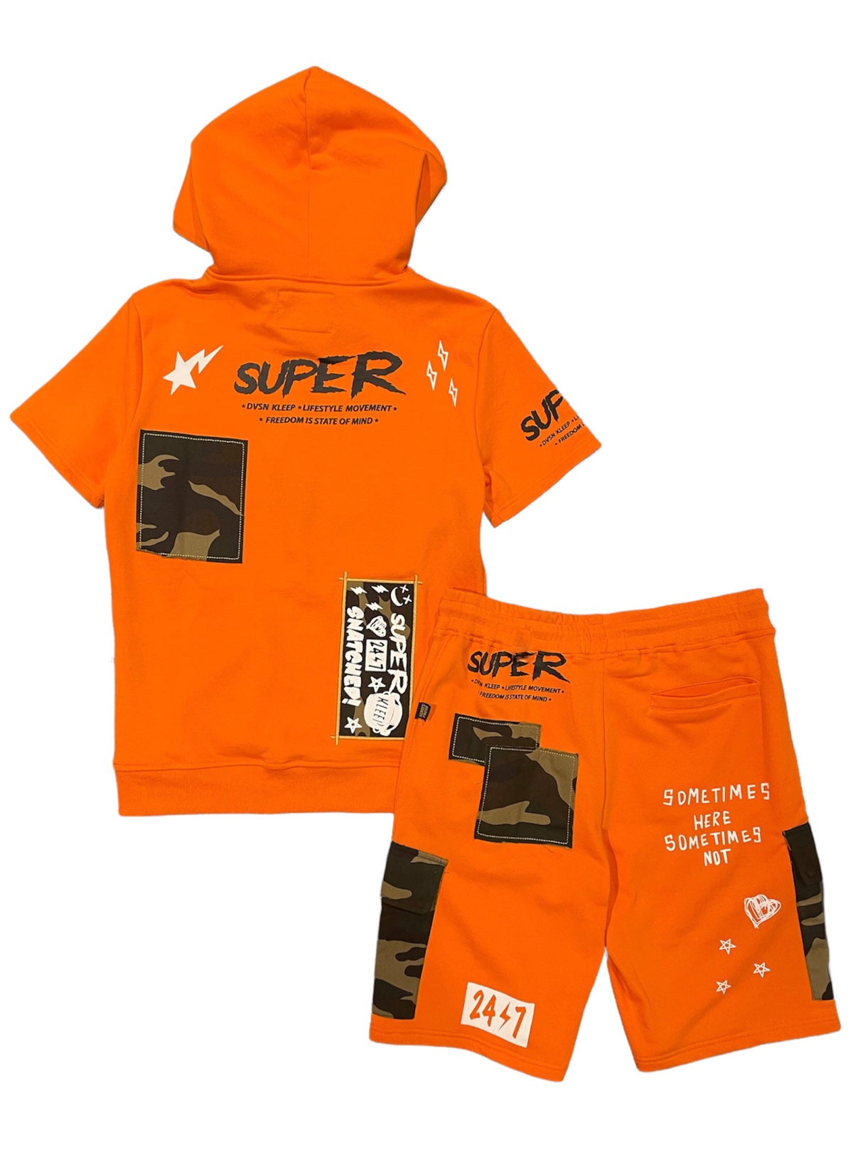 Kleep Short Set - Heavy Patched - Tangy - KSF6770S