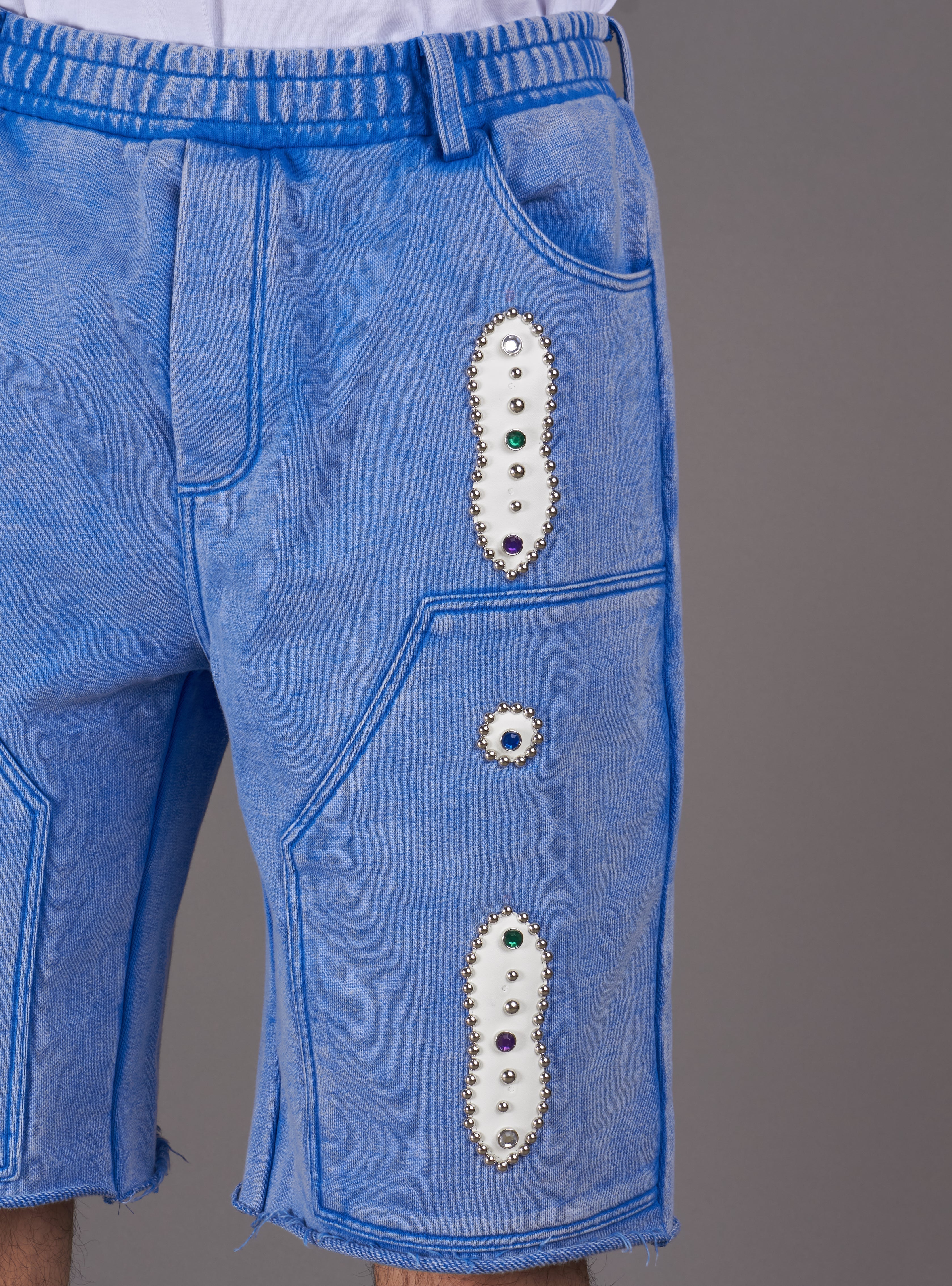 Politics Shorts - Keran - Washed Blue - 642