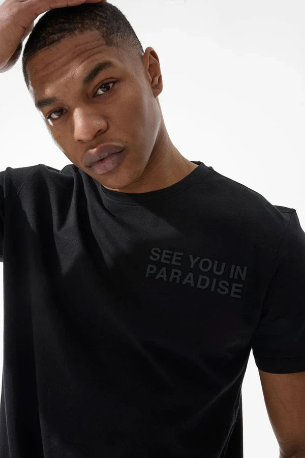 Jordan Craig T-shirt - Paradise Tonal - Black - 9151A