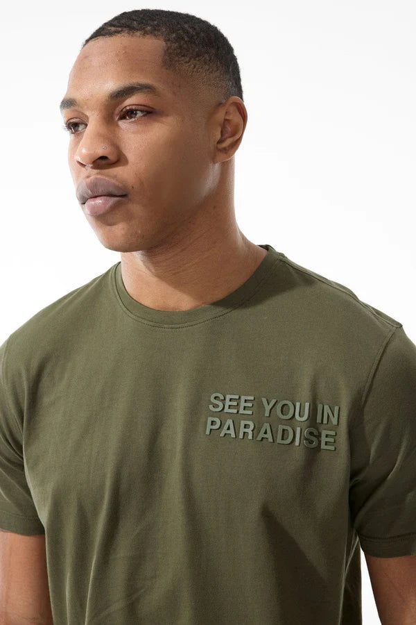Jordan Craig T-shirt - Paradise Tonal - Olive - 9151A
