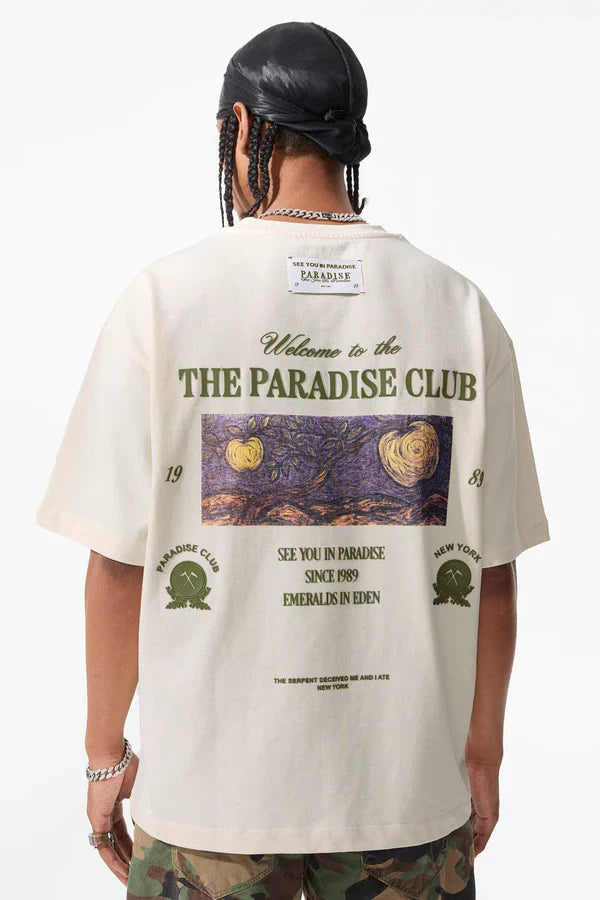 Jordan Craig T-Shirt - Emerald In Eden Boxy - Light Sage - 9207A