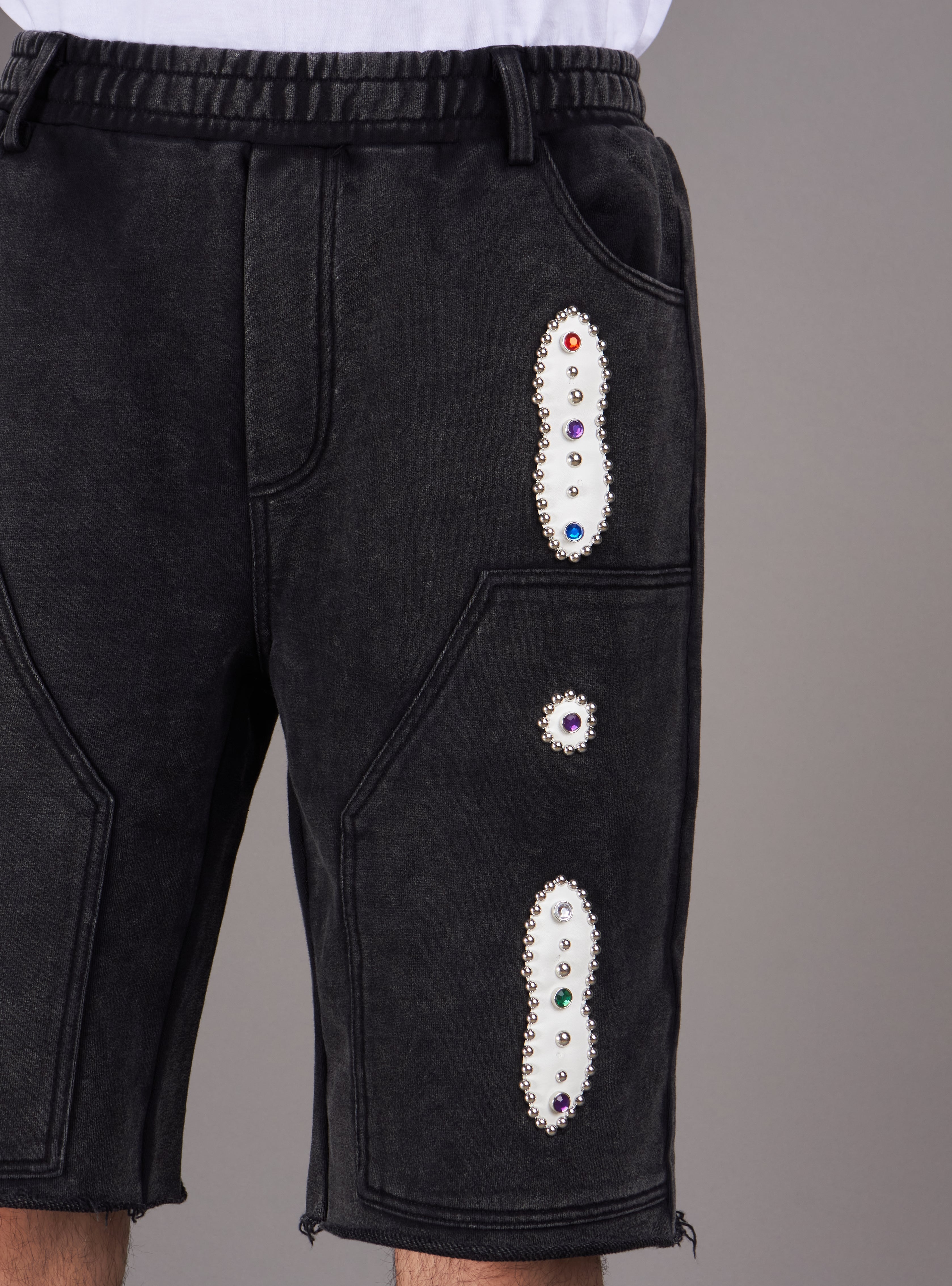 Politics Shorts - Keran - Washed Black - 640