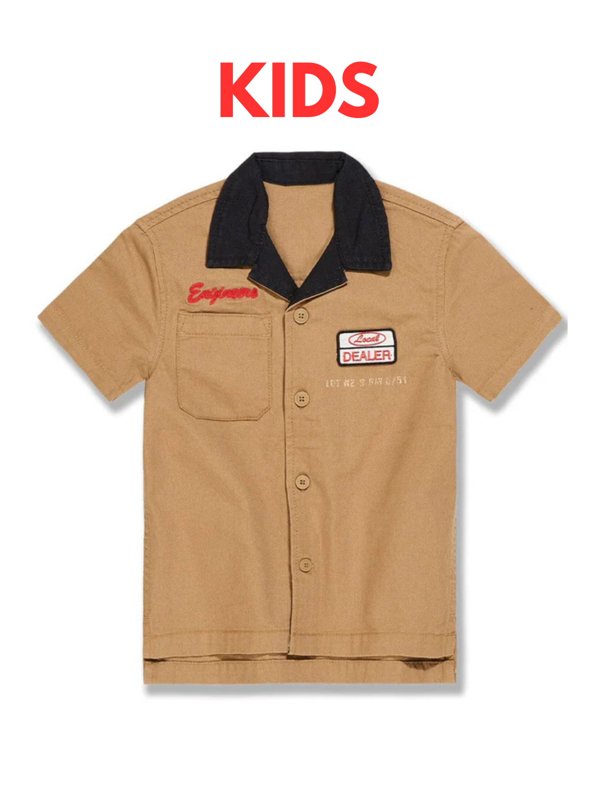 Jordan Craig T-Shirt - Kids The Re-Up Mechanic - Wheat - 2051