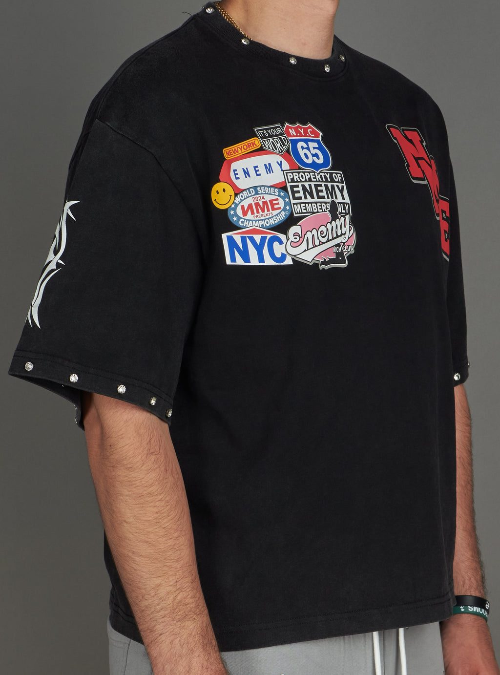 NME T-Shirt - Byron - Black - 316