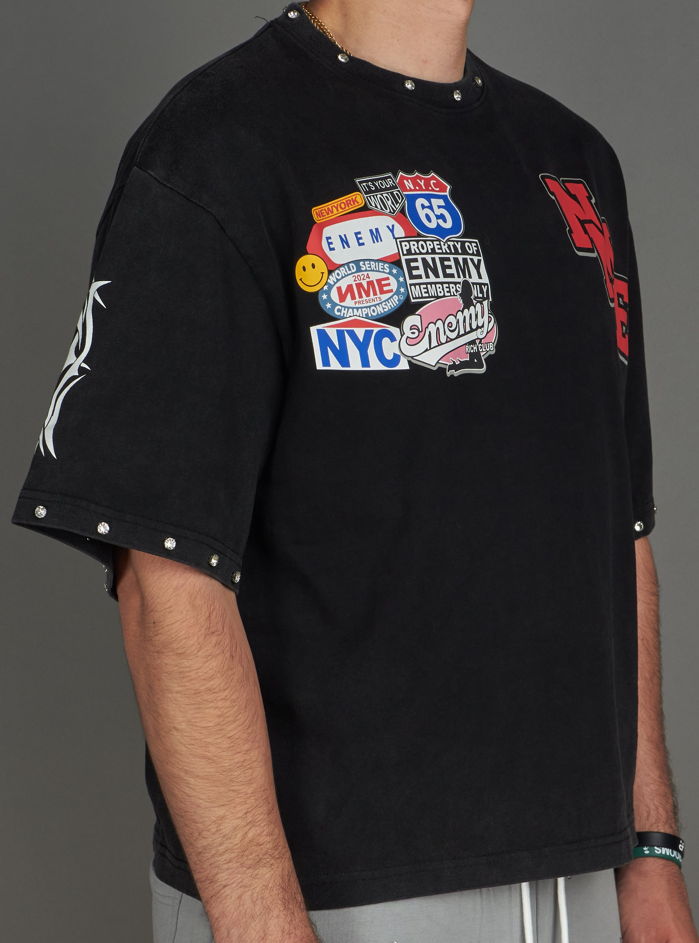 NME T-Shirt - Byron - Black - 316