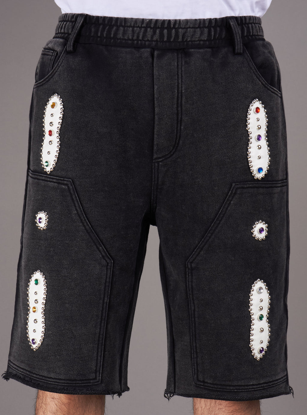 Politics Shorts - Keran - Washed Black - 640