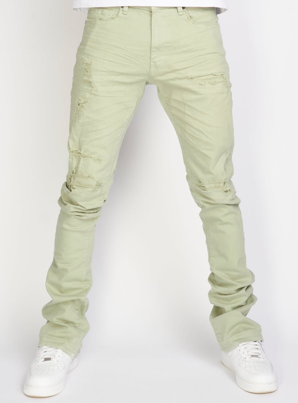 Jordan Craig Stacked Jeans - Theo - Seafoam - JRF955R
