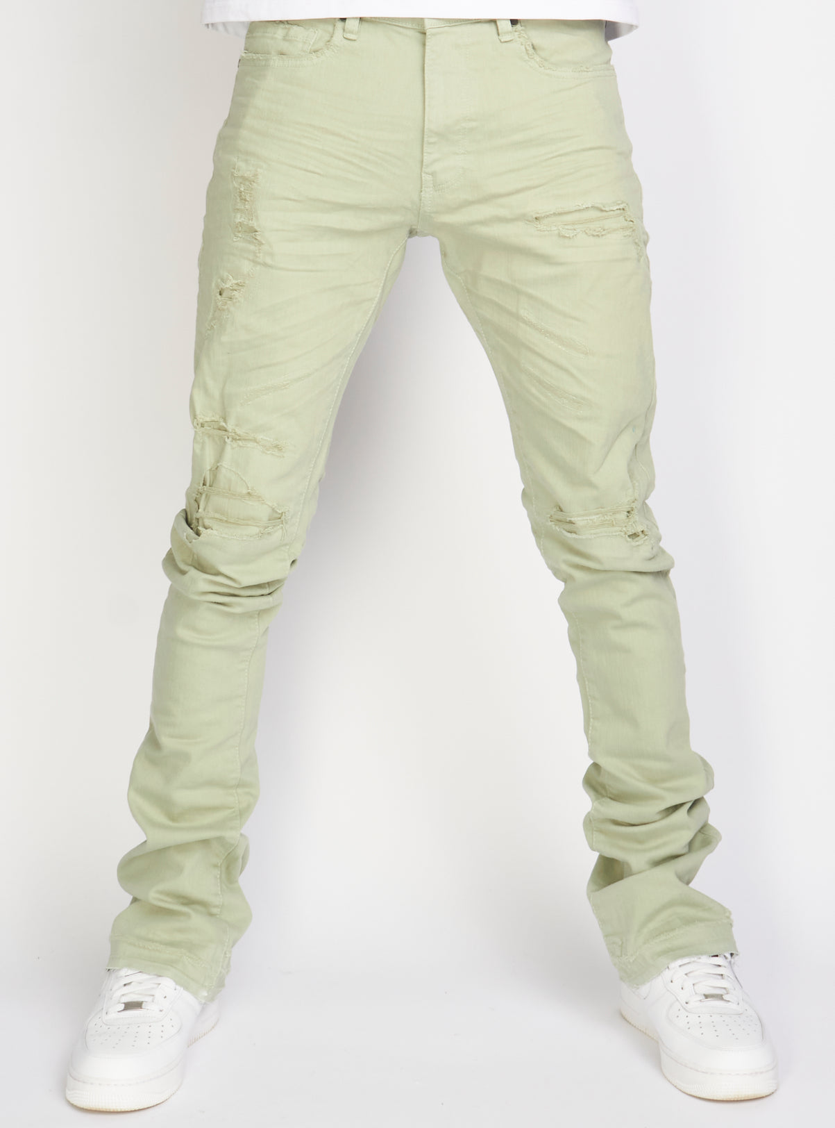 Jordan Craig Stacked Jeans - Theo - Seafoam - JRF955R