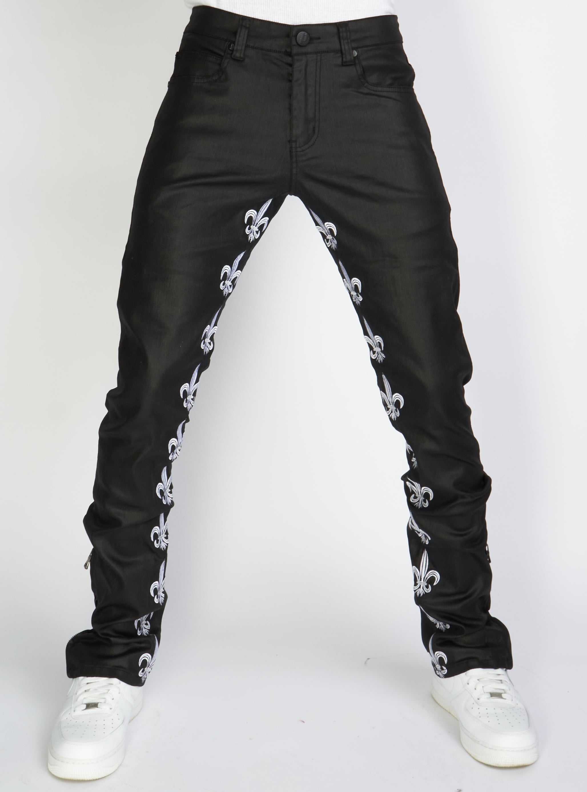 Politics Jeans - Endacott - Black and White - 503