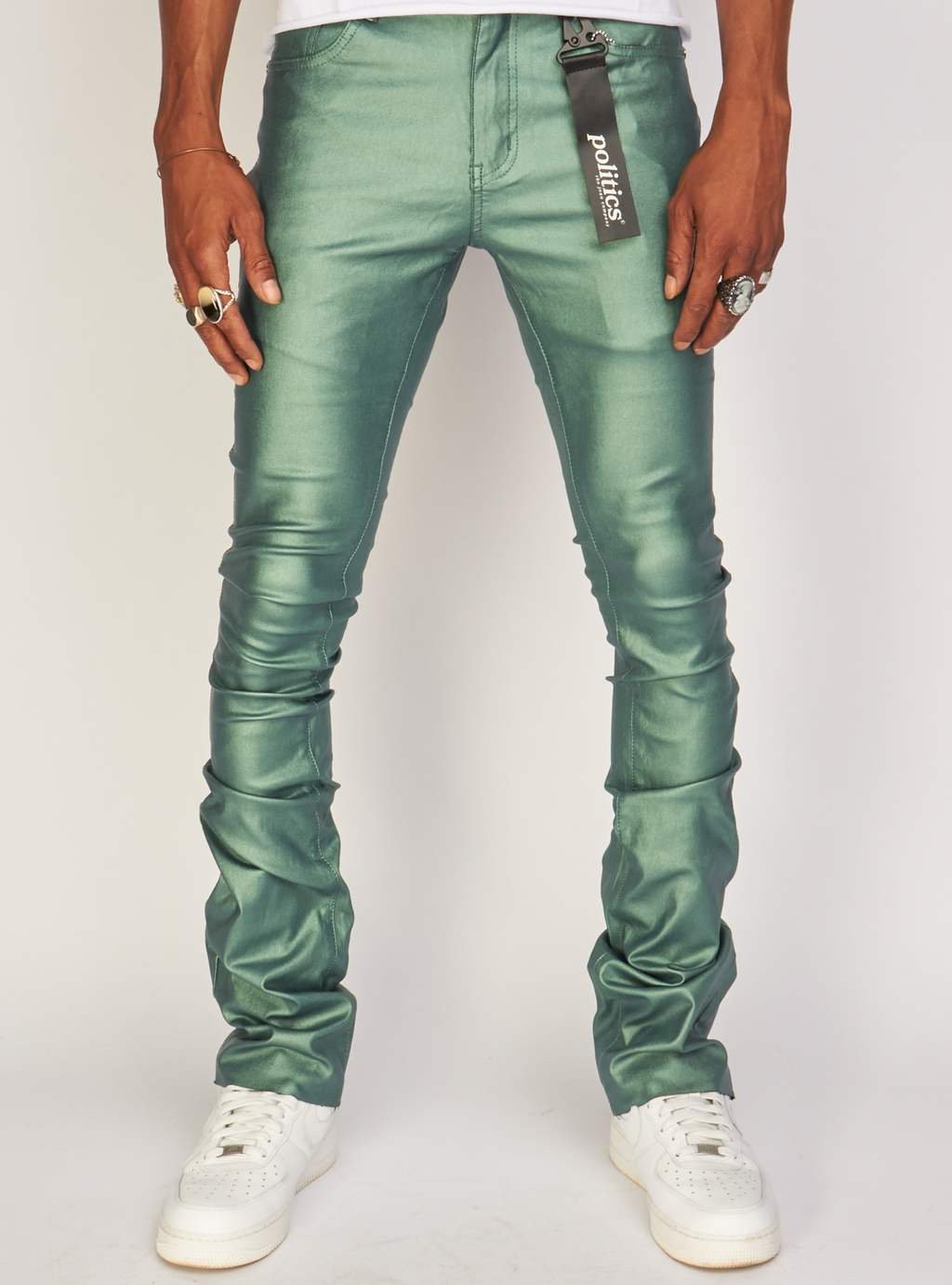 Politics Jeans - Martin - Metallic Green - 508