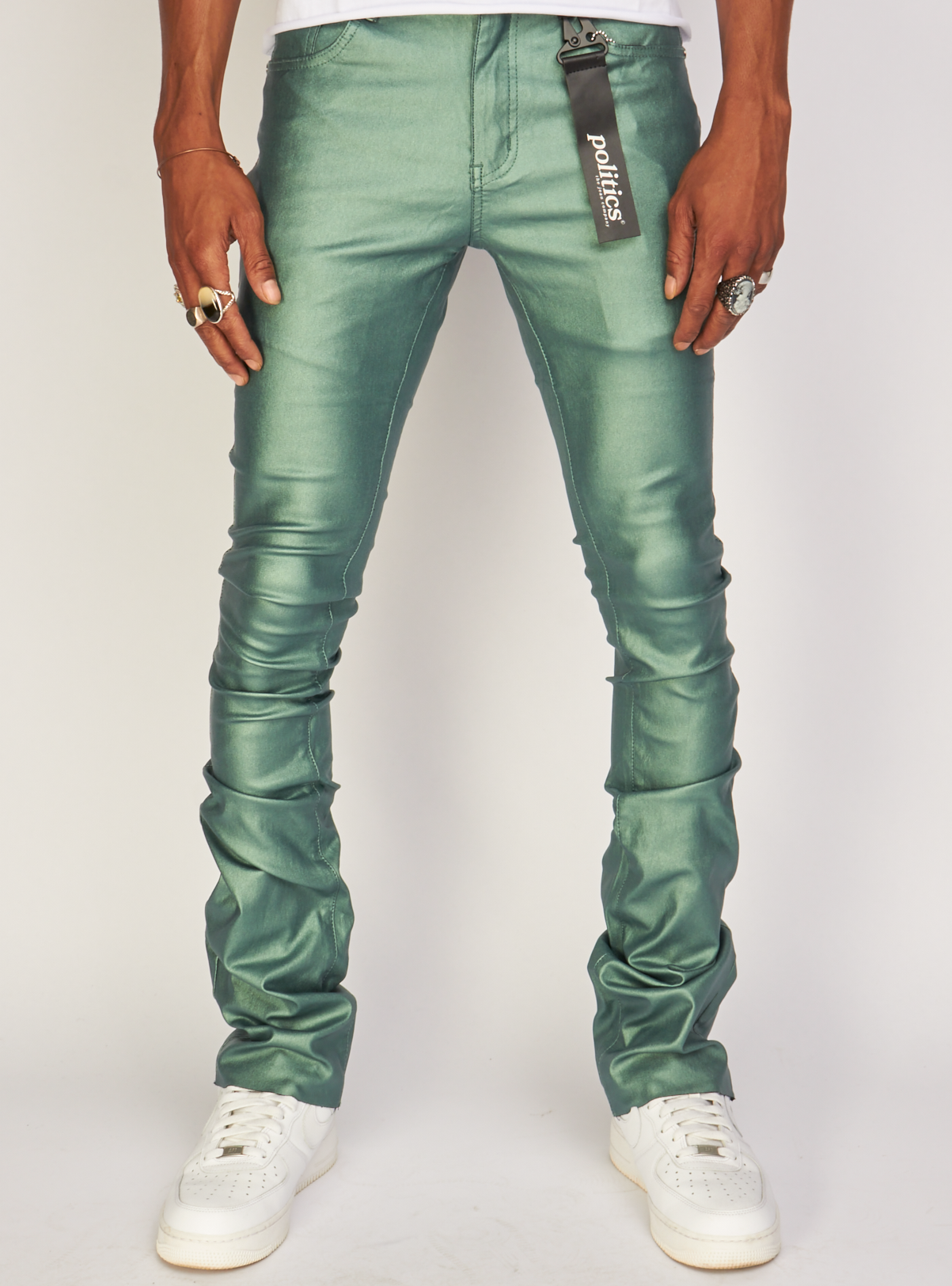 Politics Jeans - Martin - Metallic Green - 508