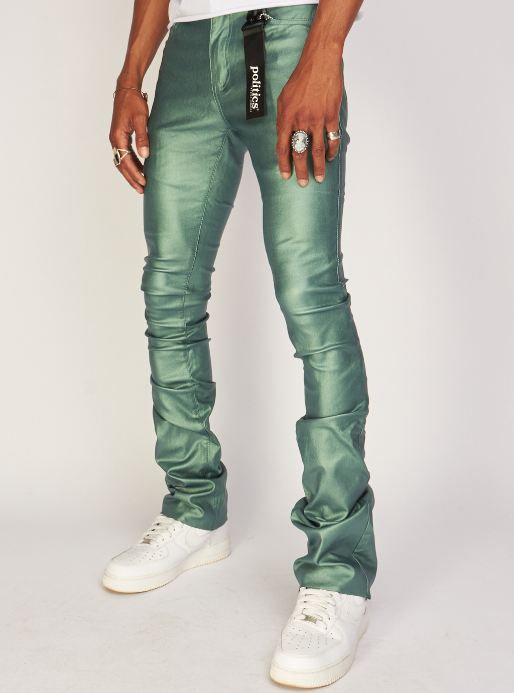Politics Jeans - Martin - Metallic Green - 508