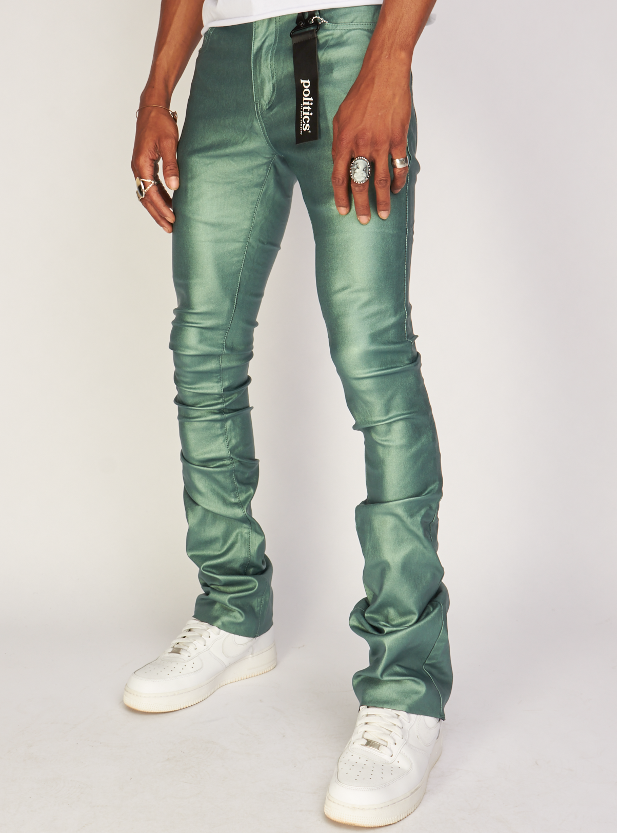 Politics Jeans - Martin - Metallic Green - 508