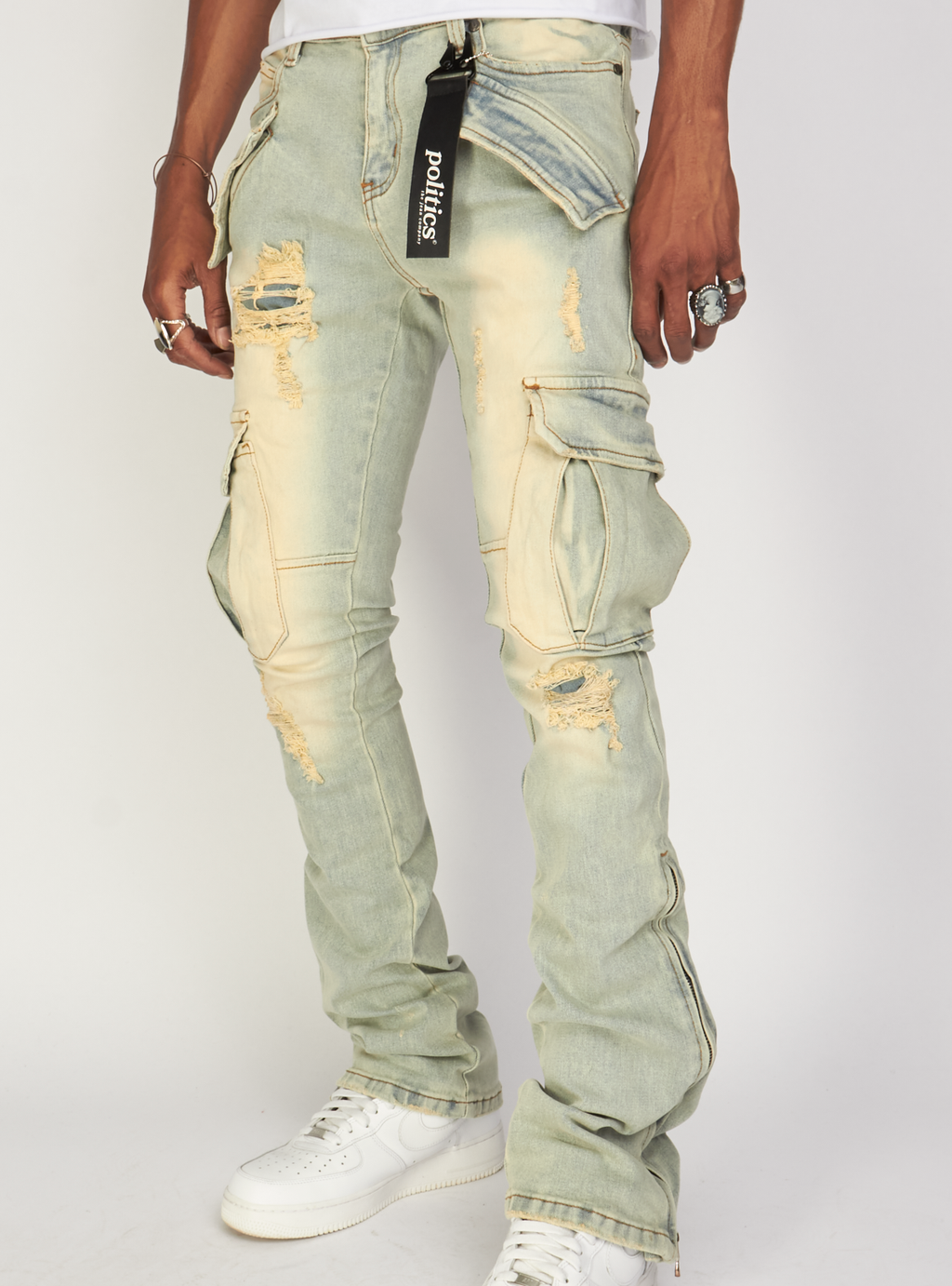 Politics Jeans - Harris- Light Vintage Wash - 502