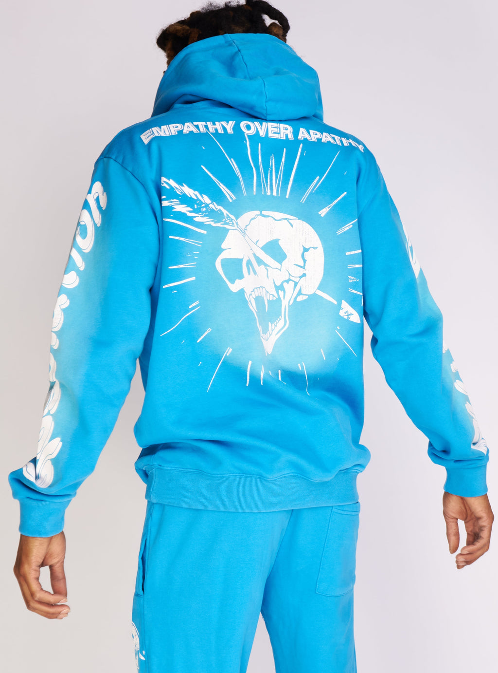 Politics Hoodie - Dennis - Blue Wash - 721