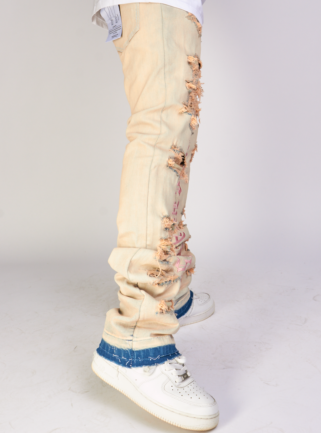 Focus Jeans - Heartless Stacked - Desert Pink - 3559C