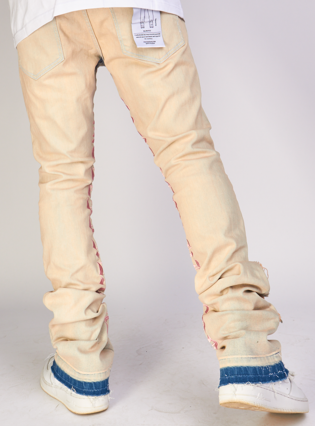 Focus Jeans - Heartless Stacked - Desert Pink - 3559C