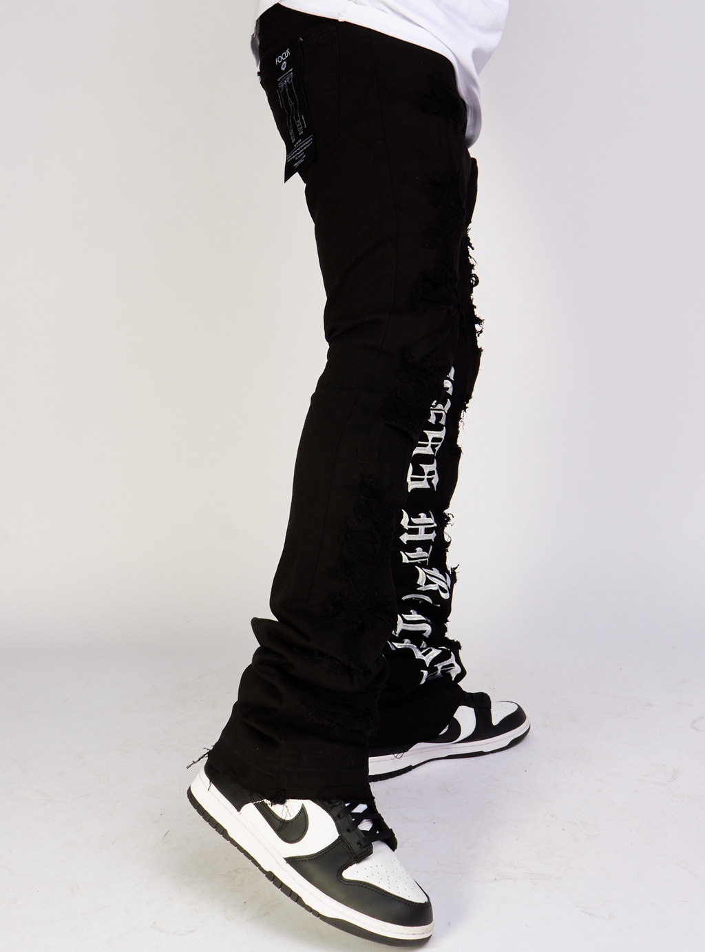 Focus Jeans - Heartless Stacked - Black - 3559C