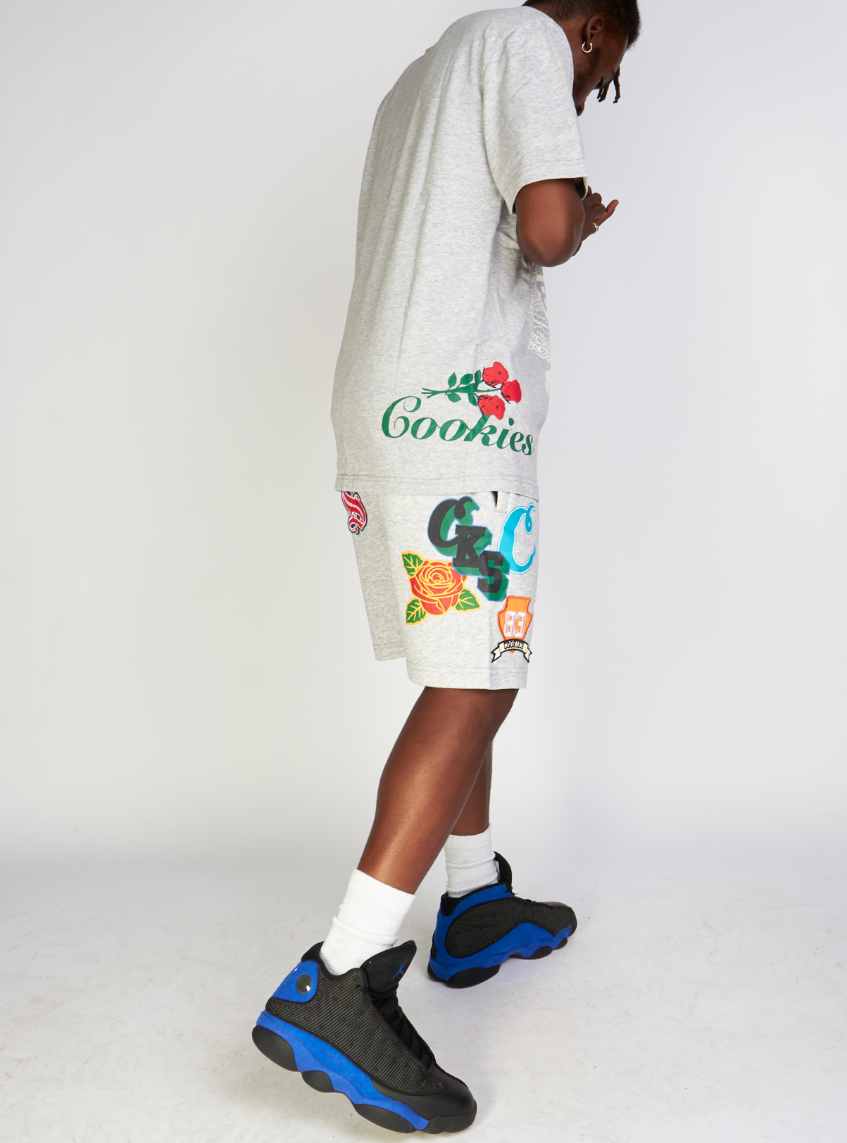 Cookies Short Set - Worldwide Champions - Ash Heather - CM233KST08