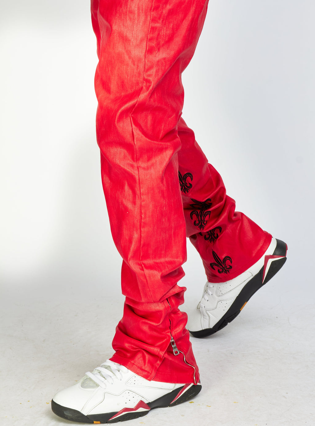 Politics Jeans - Endacott - Red with Black - 502