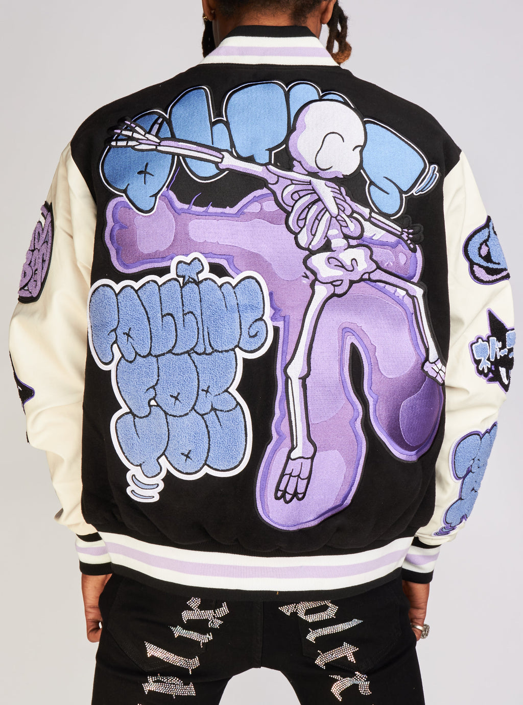 Politics Jacket - Crawford Black Varsity - 426