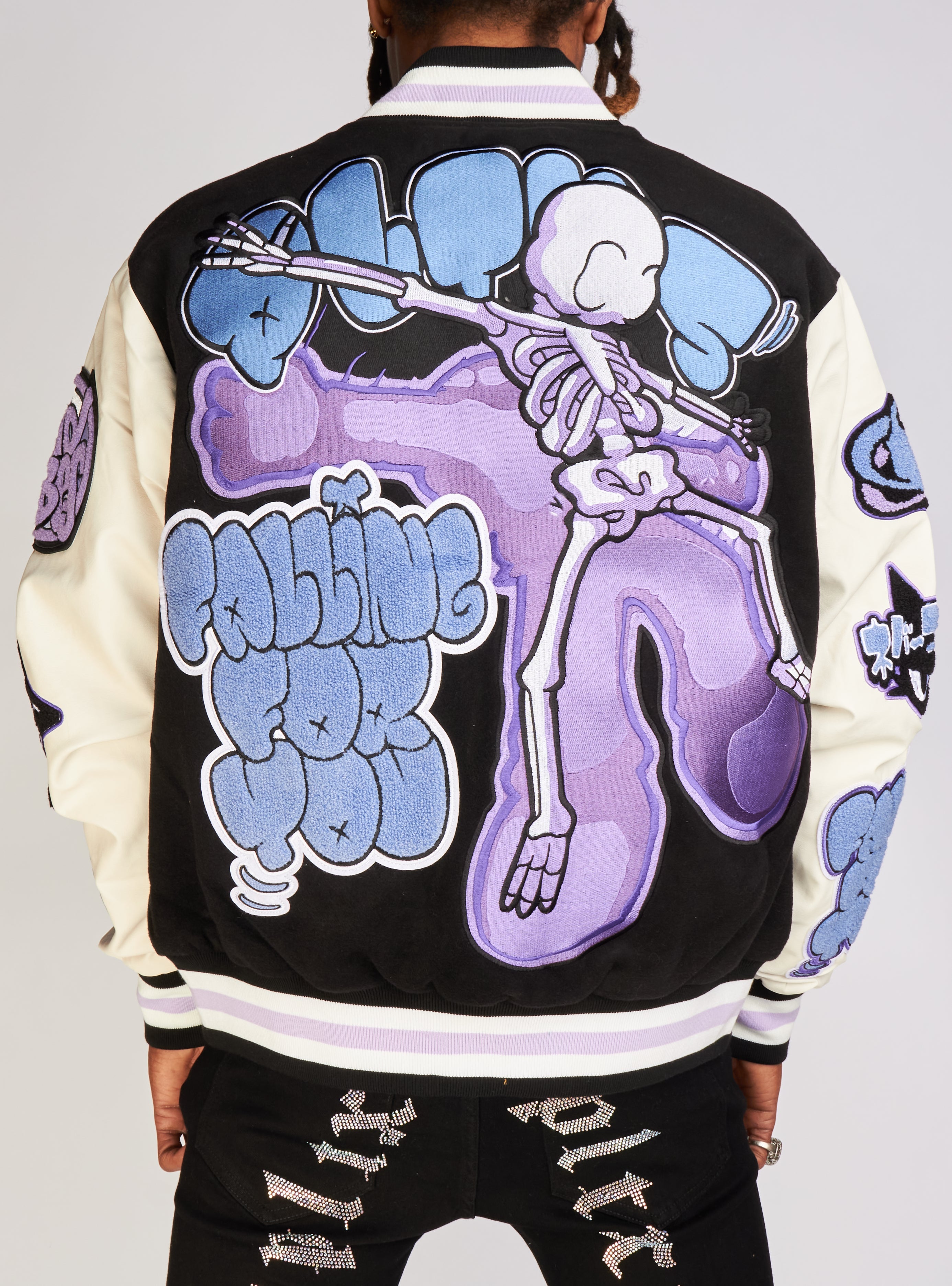 Politics Jacket - Crawford Black Varsity - 426