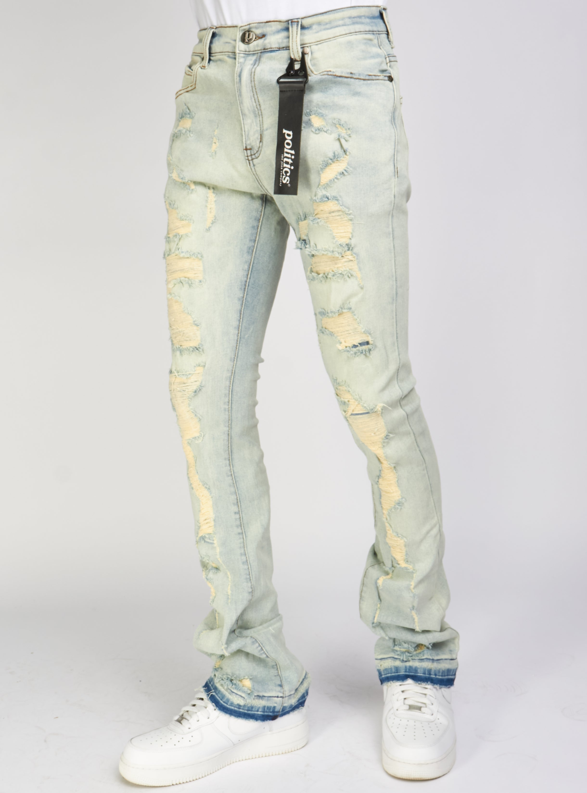 Politics Jeans - Uzi - Light Vintage Blue - 505