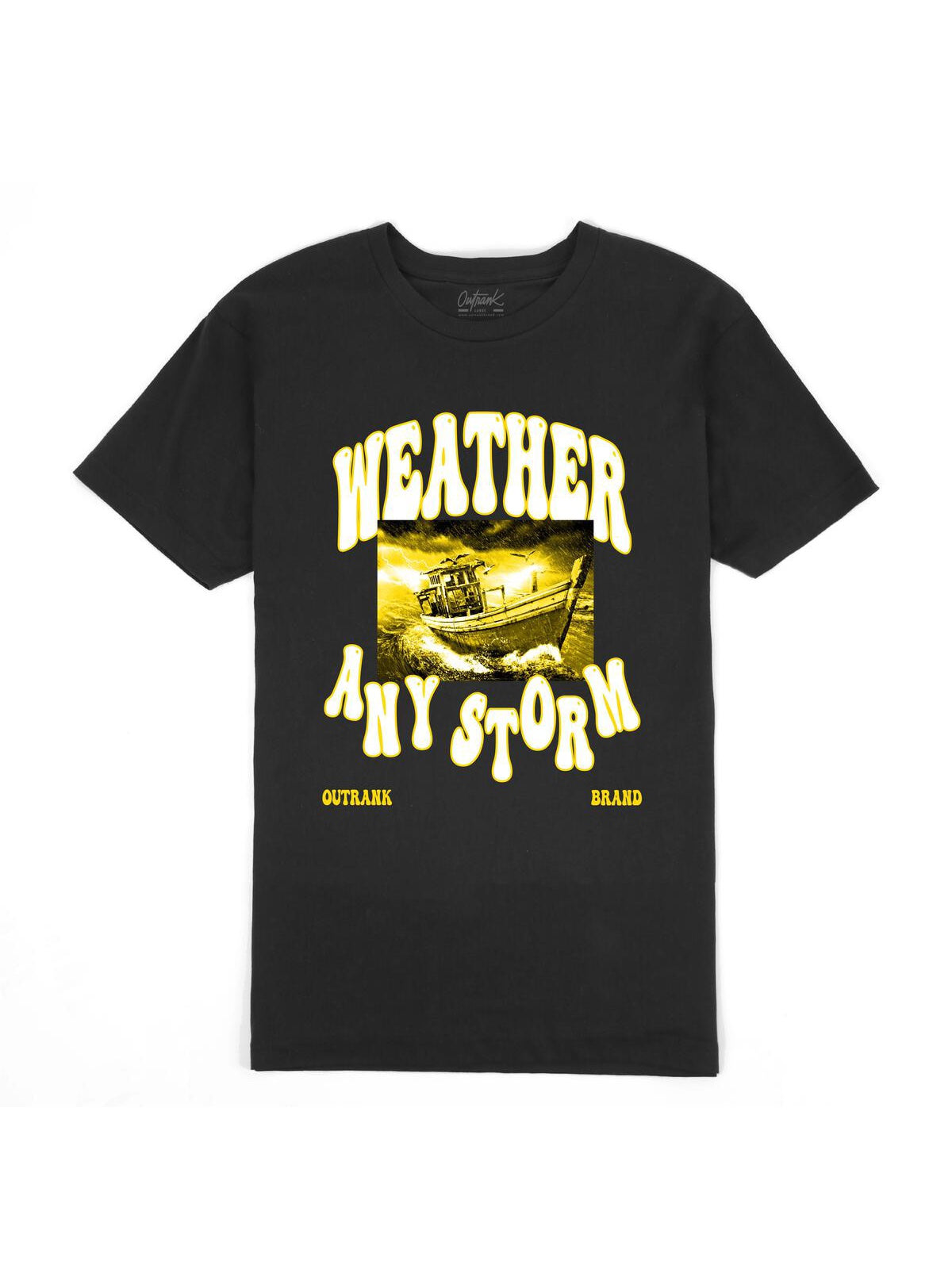 Outrank T-Shirt - Any Storm - Black - OR2365