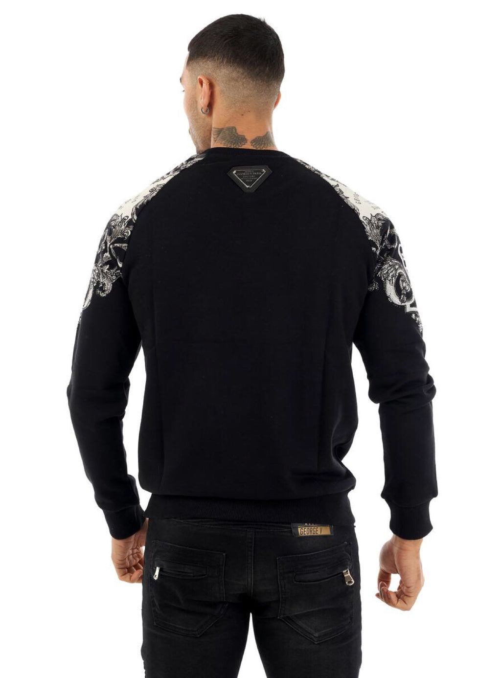 George V Sweatshirt - Elegant Armor - Black - GV2426